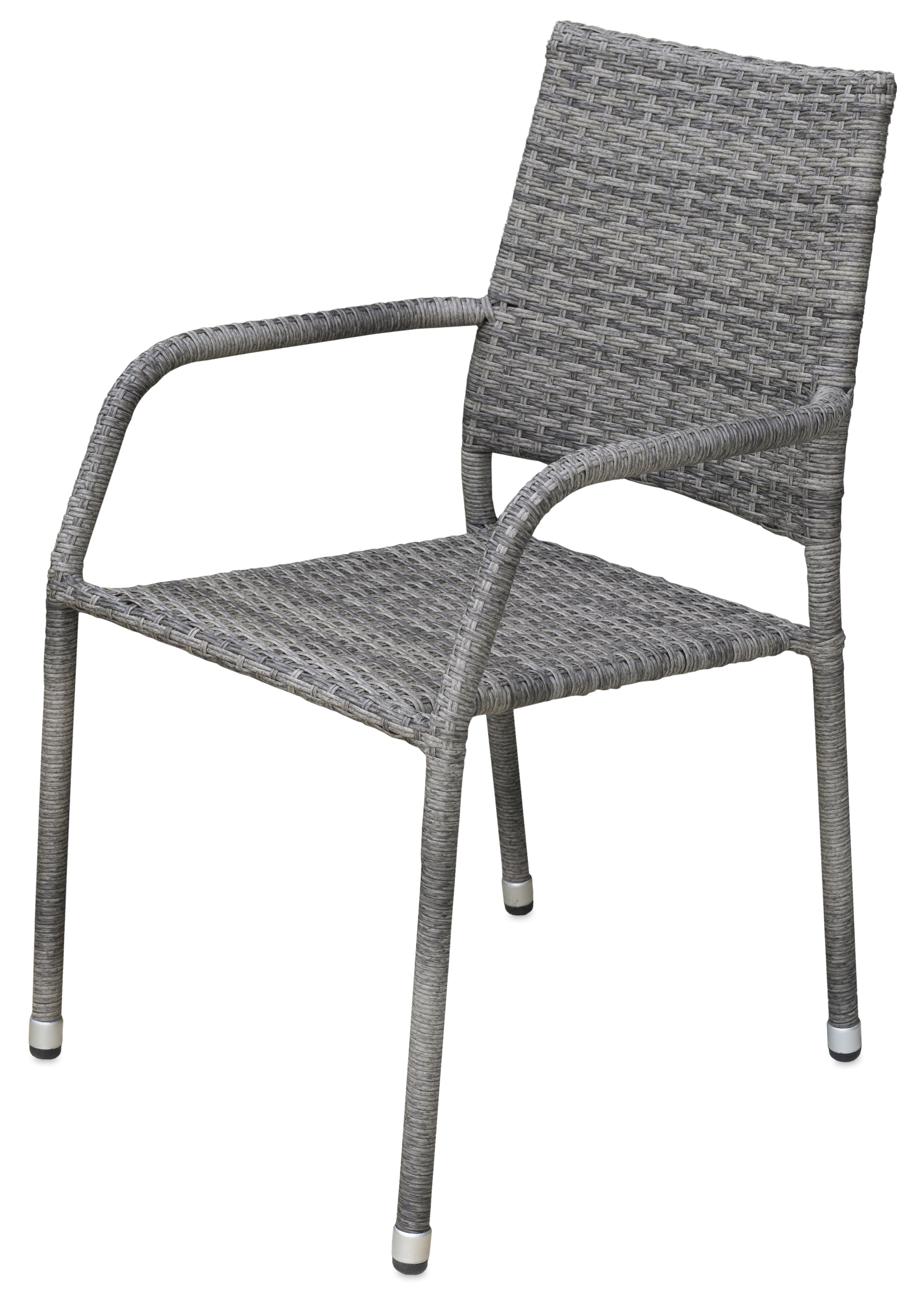Ida stapelbar utestol i grå konstrotting Ida stapelbar utestol i grå konstrotting