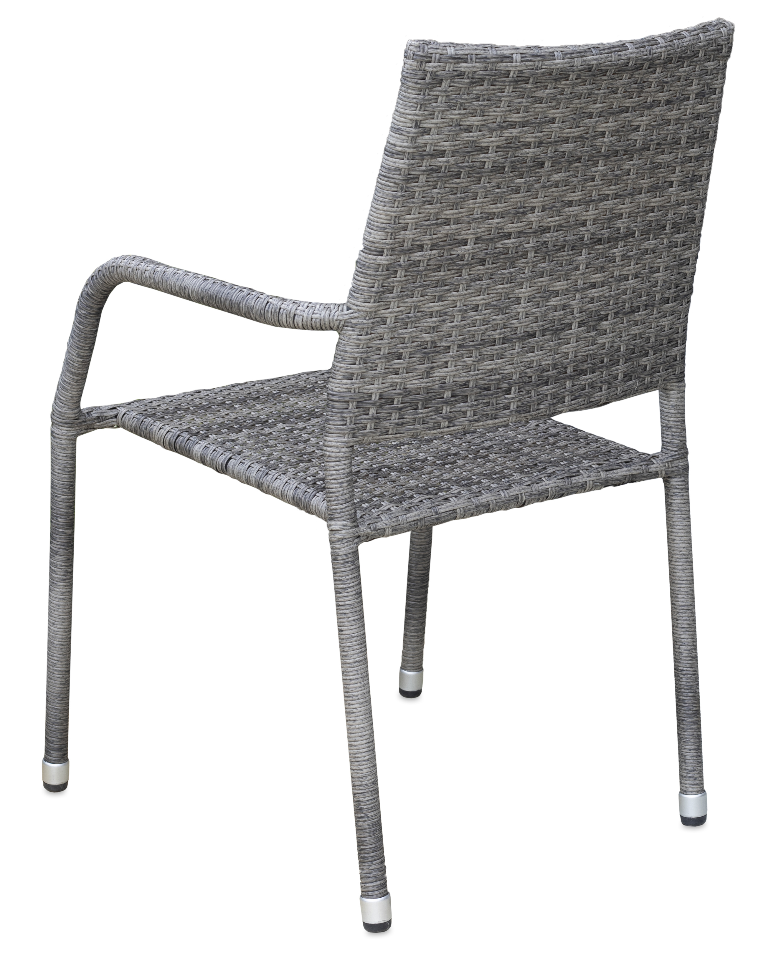 Ida stapelbar utestol i grå konstrotting Ida stapelbar utestol i grå konstrotting