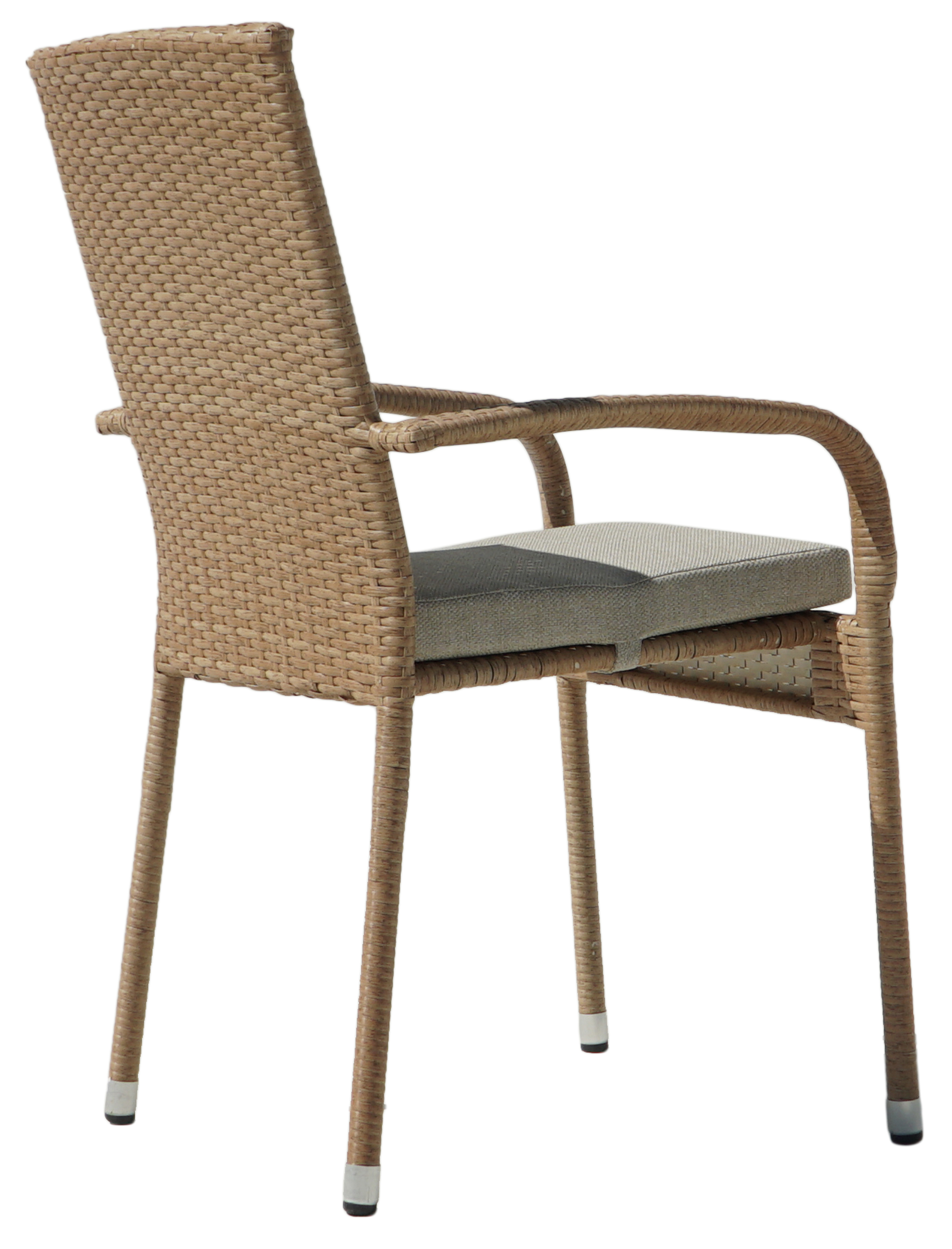 Majken stapelbar utestol med dyna - Naturfärgad konstrotting med beige sittdyna Majken stapelbar utestol med dyna - Naturfärgad konstrotting med beige sittdyna