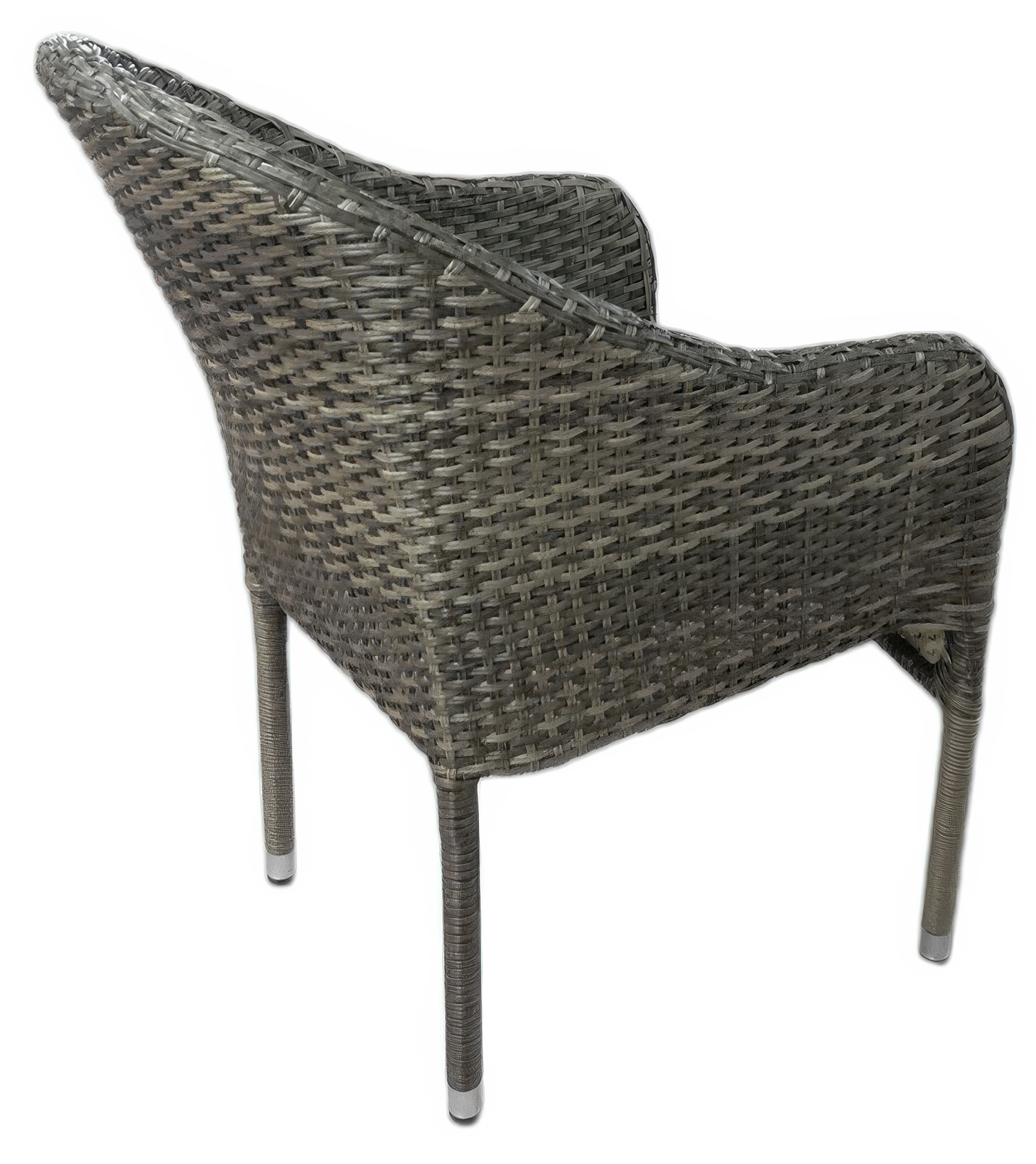 Belle stapelbar karmstol i konstrotting - grå Belle stapelbar karmstol i konstrotting - grå