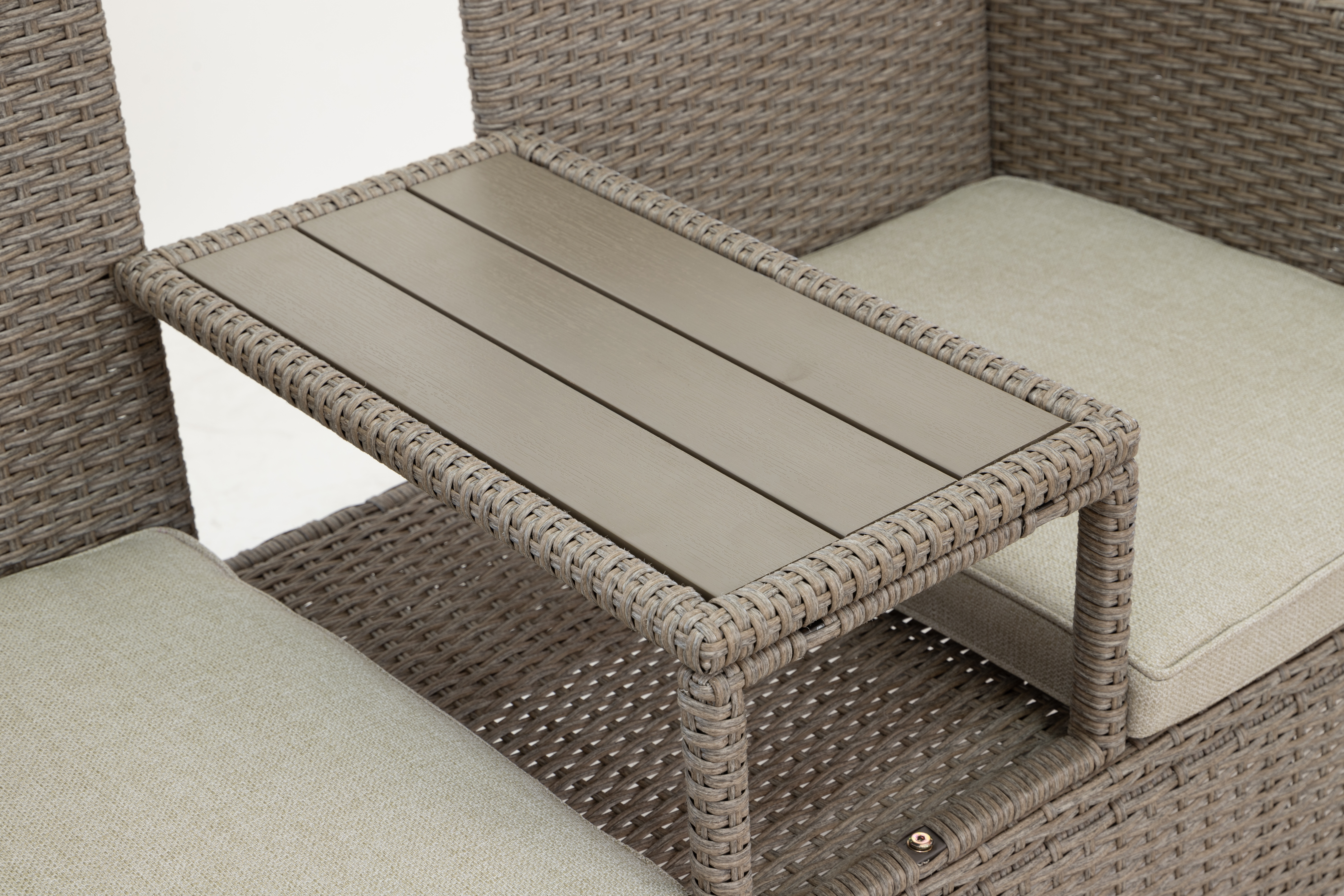 Duosoffa fr tv personer med sidobord