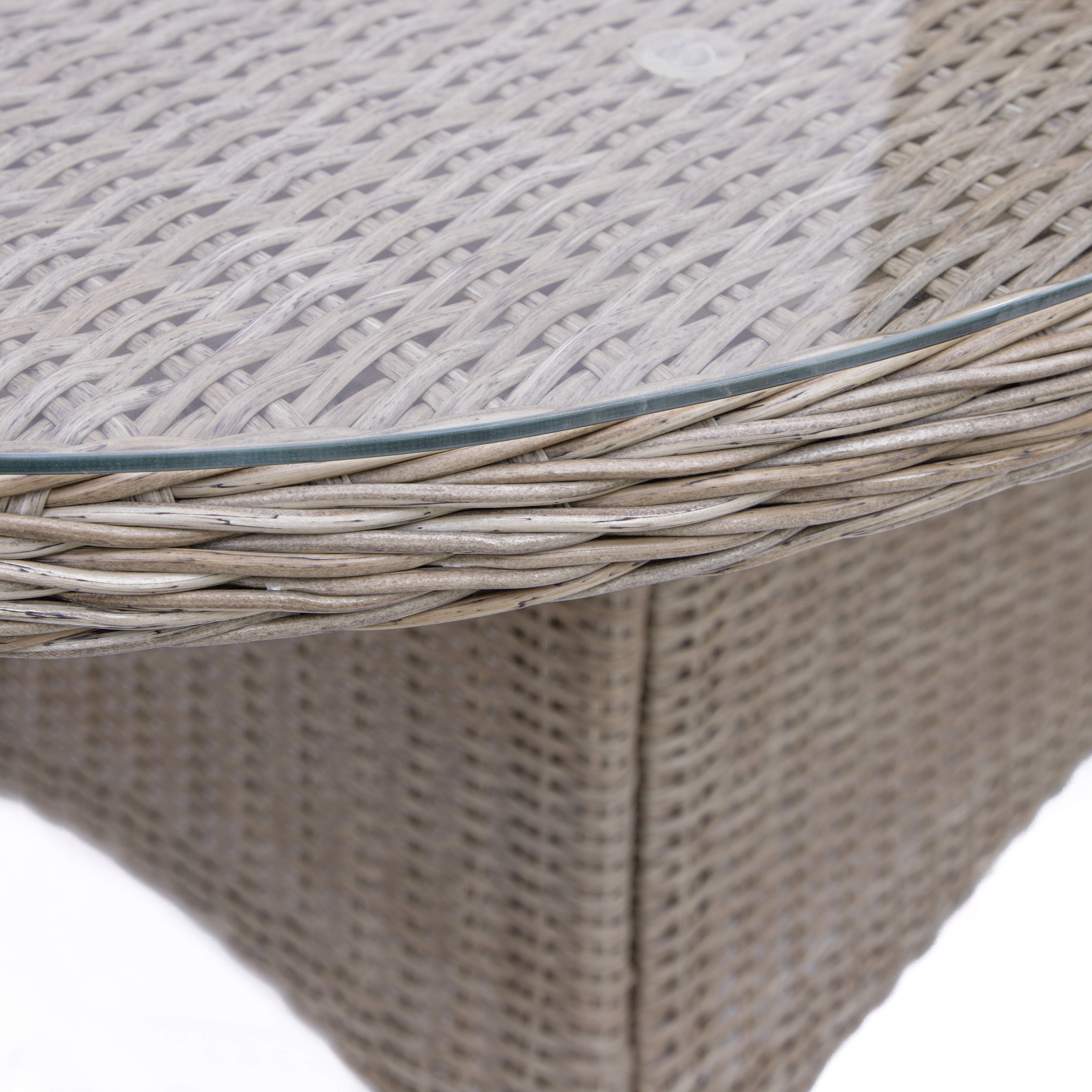 Trdgrdsbord - Menton | 180x100 cm | Natur | Ovalt