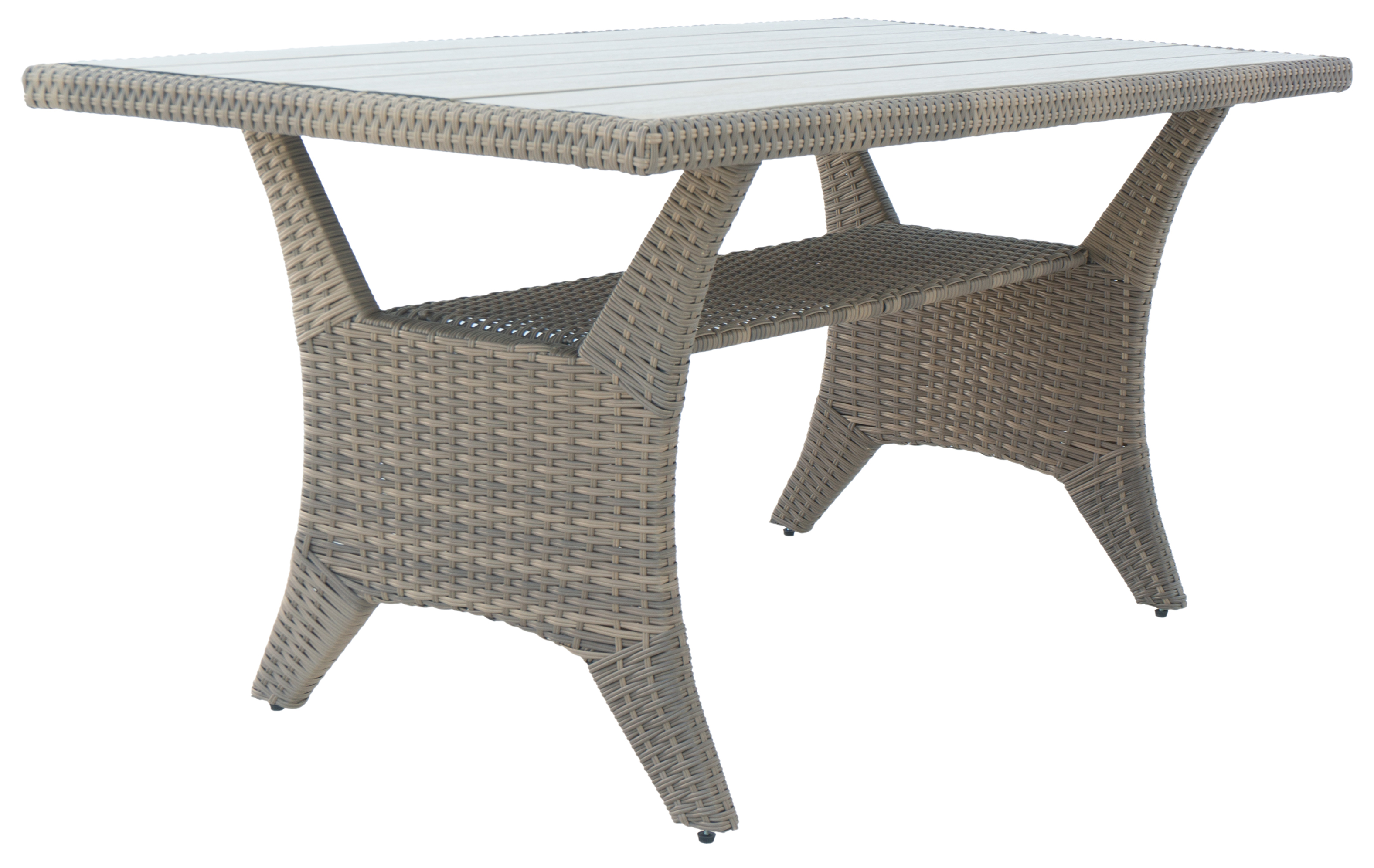 Tor utesoffgrupp med matbord i rotting - Natur