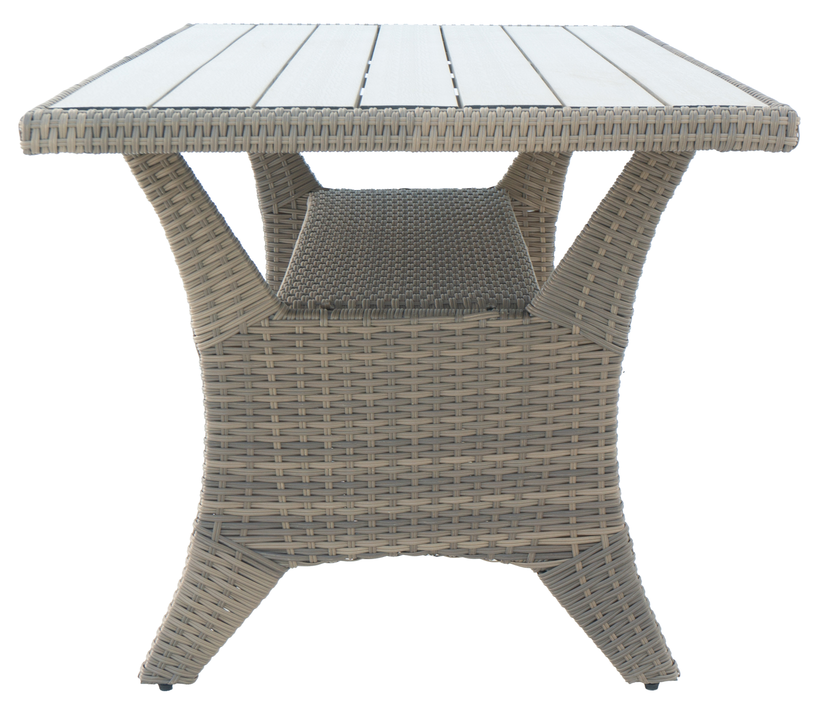 Tor utesoffgrupp med matbord i rotting - Natur