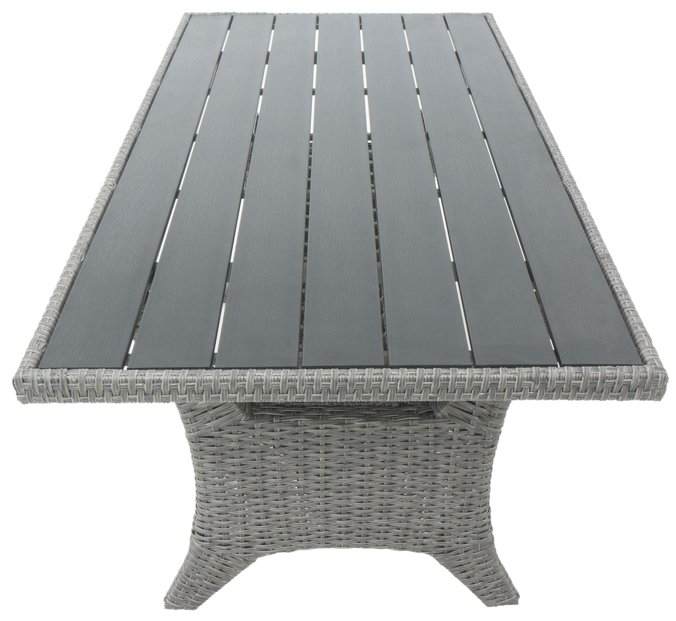 Tor utesoffgrupp med matbord i rotting - Grå konstrotting Tor utesoffgrupp med matbord i rotting - Grå konstrotting