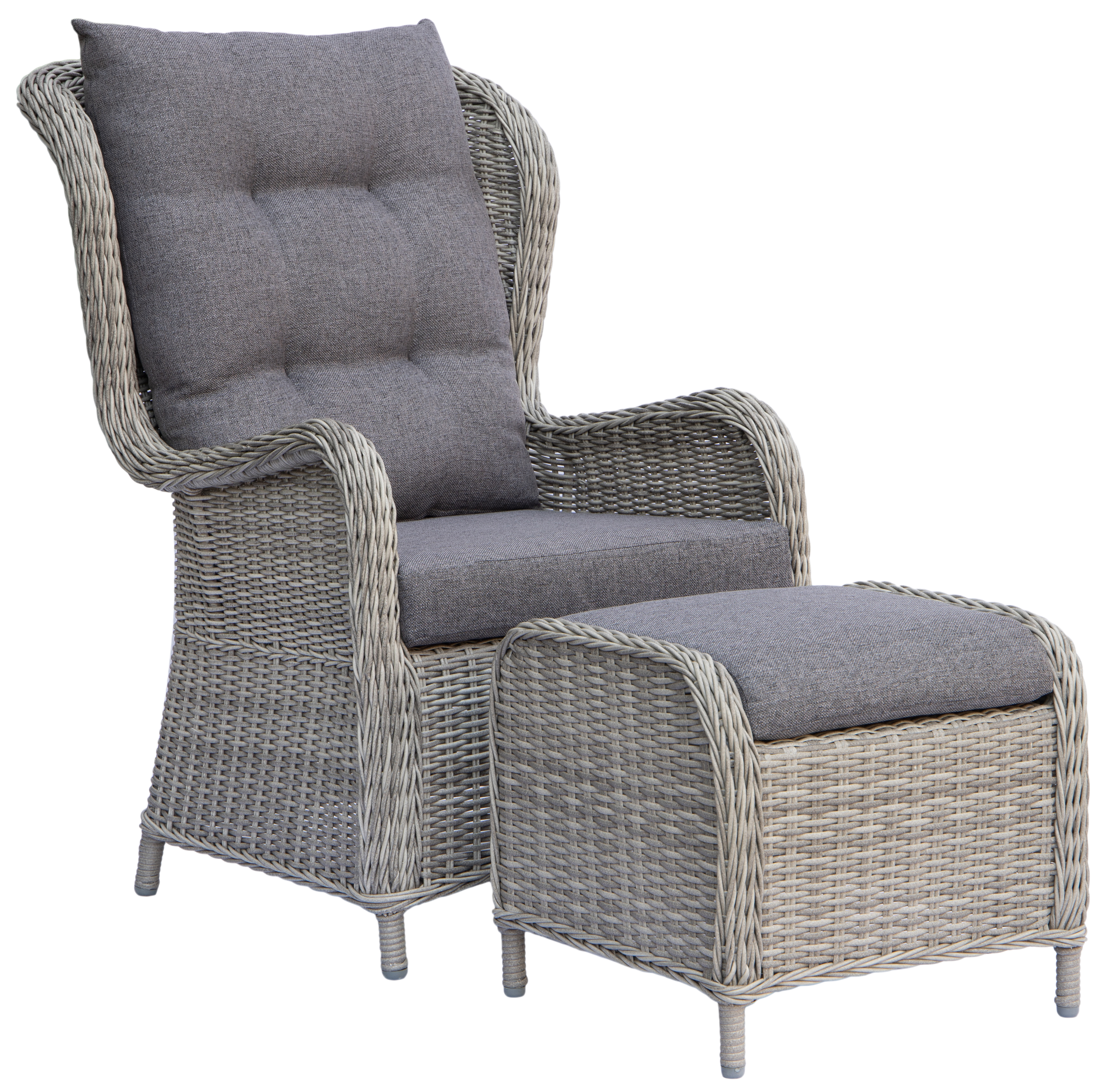 Milano - Utembelset med tv ftljer, tv fotpallar och sidobord