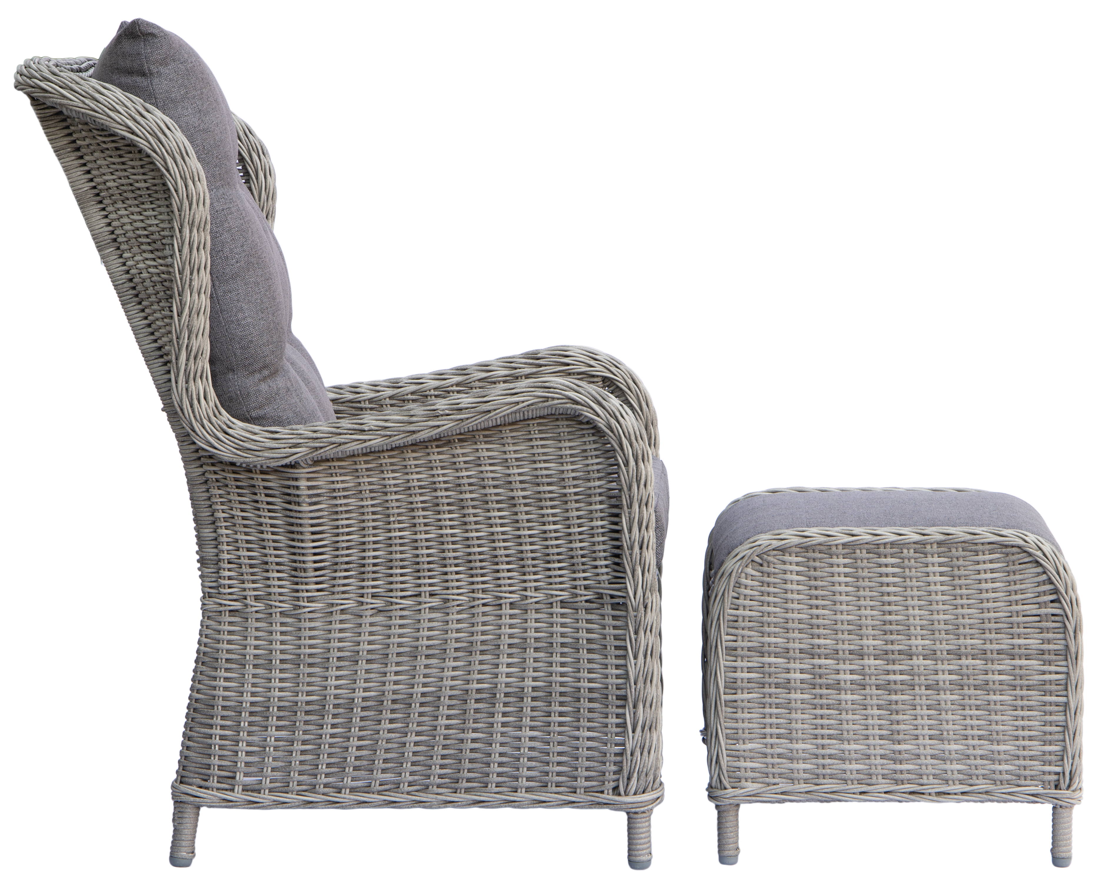 Milano - Utembelset med tv ftljer, tv fotpallar och sidobord