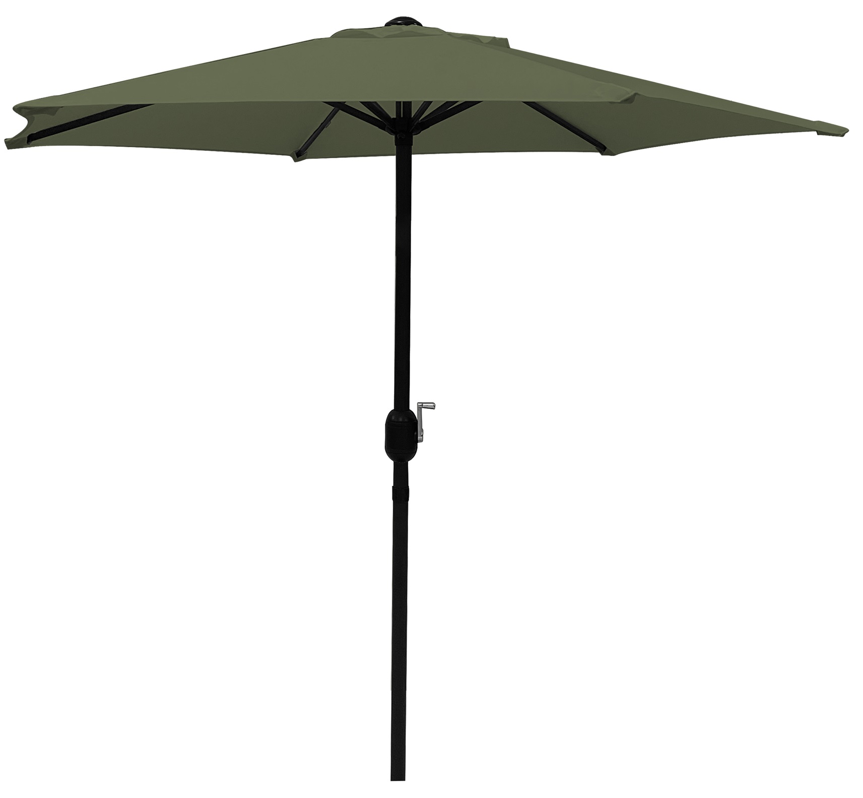 Fjllbacka parasoll i mrkgrnt - 300 cm