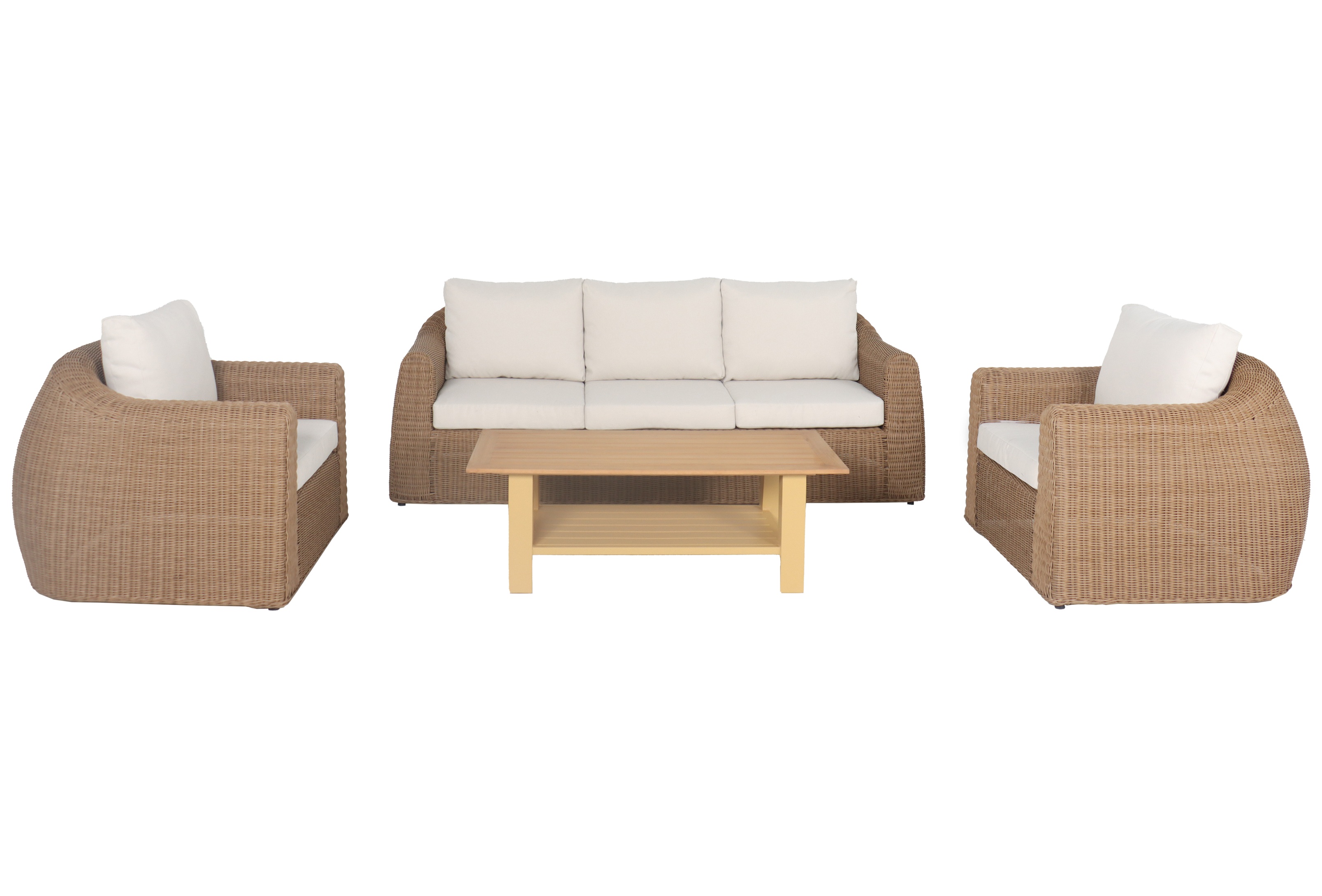 Malibu XL Loungegrupp - Nature / Beige Malibu XL Loungegrupp - Nature / Beige