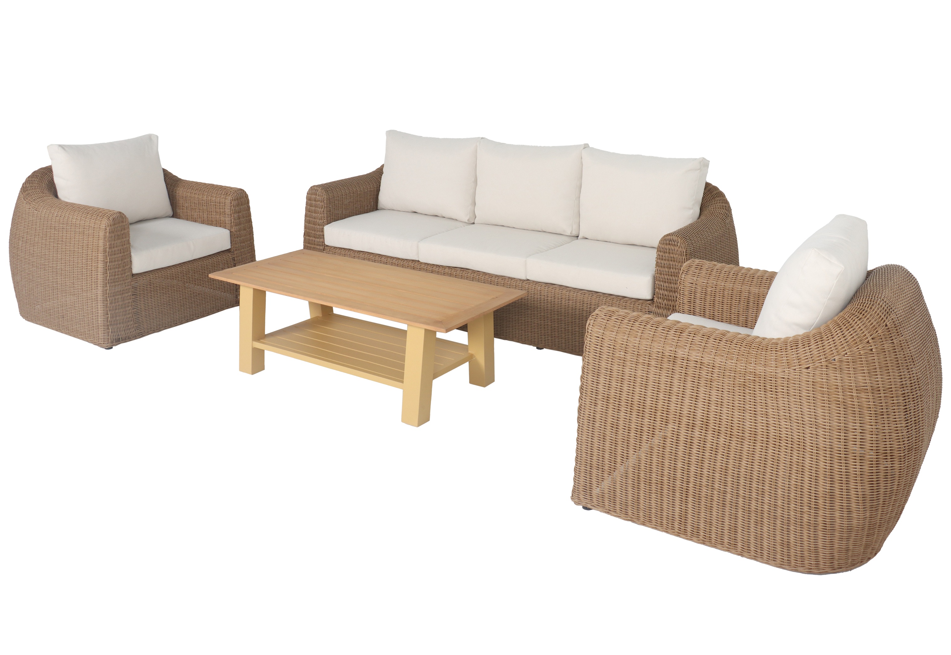 Malibu XL Loungegrupp - Nature / Beige Malibu XL Loungegrupp - Nature / Beige