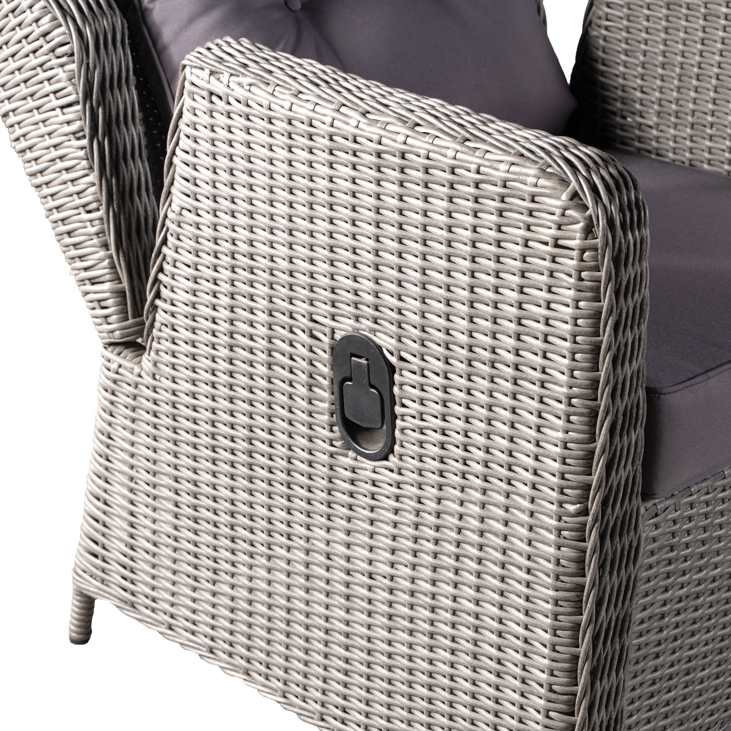 Alaska utembelgrupp hg rygg med recliner (3+1+1) - Gr konstrotting