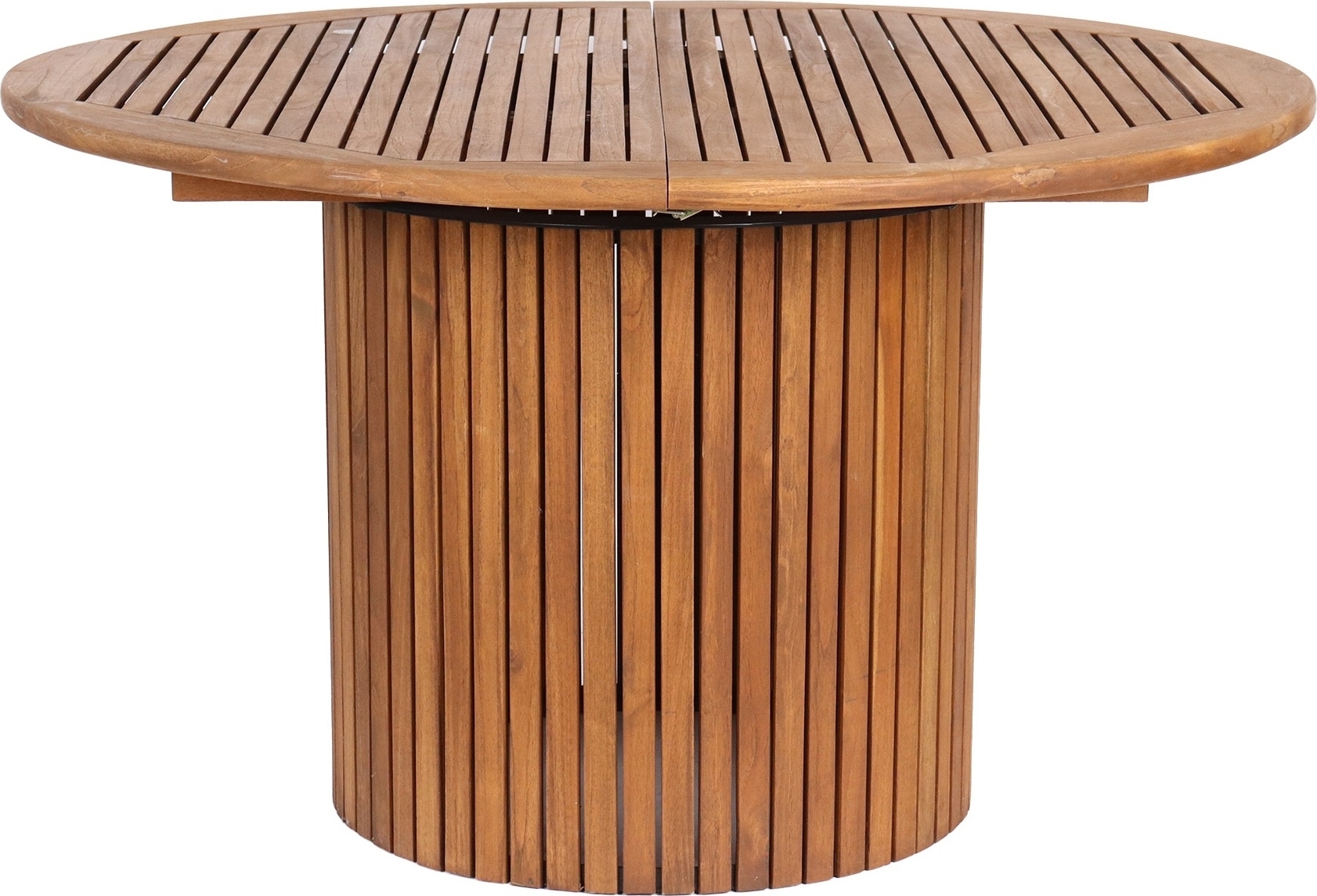 Saltö runt förlängningsbart matbord i teak Ø115 + 40 cm Saltö runt förlängningsbart matbord i teak Ø115 + 40 cm