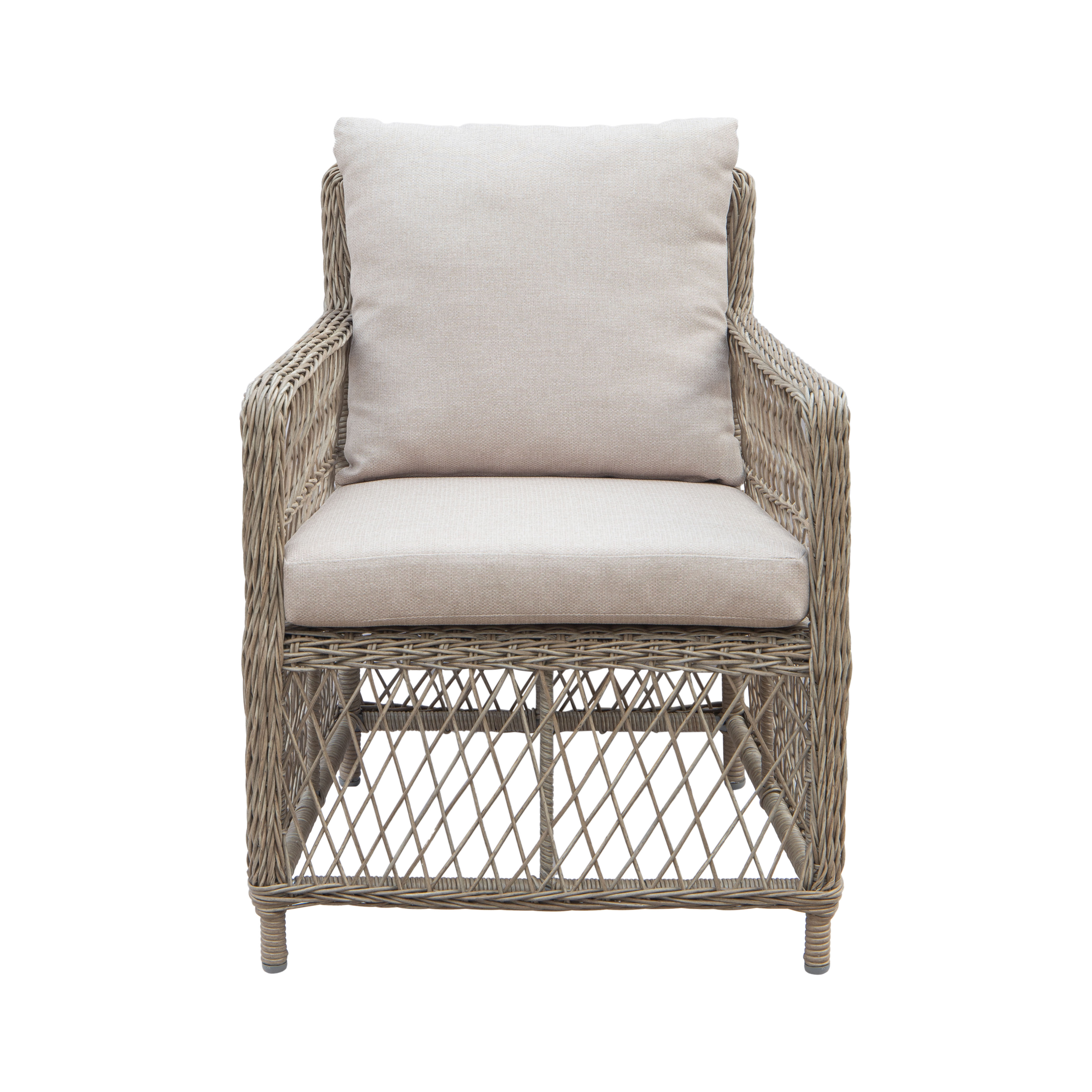 Hrnsand utegrupp; soffa med tv ftljer och bord