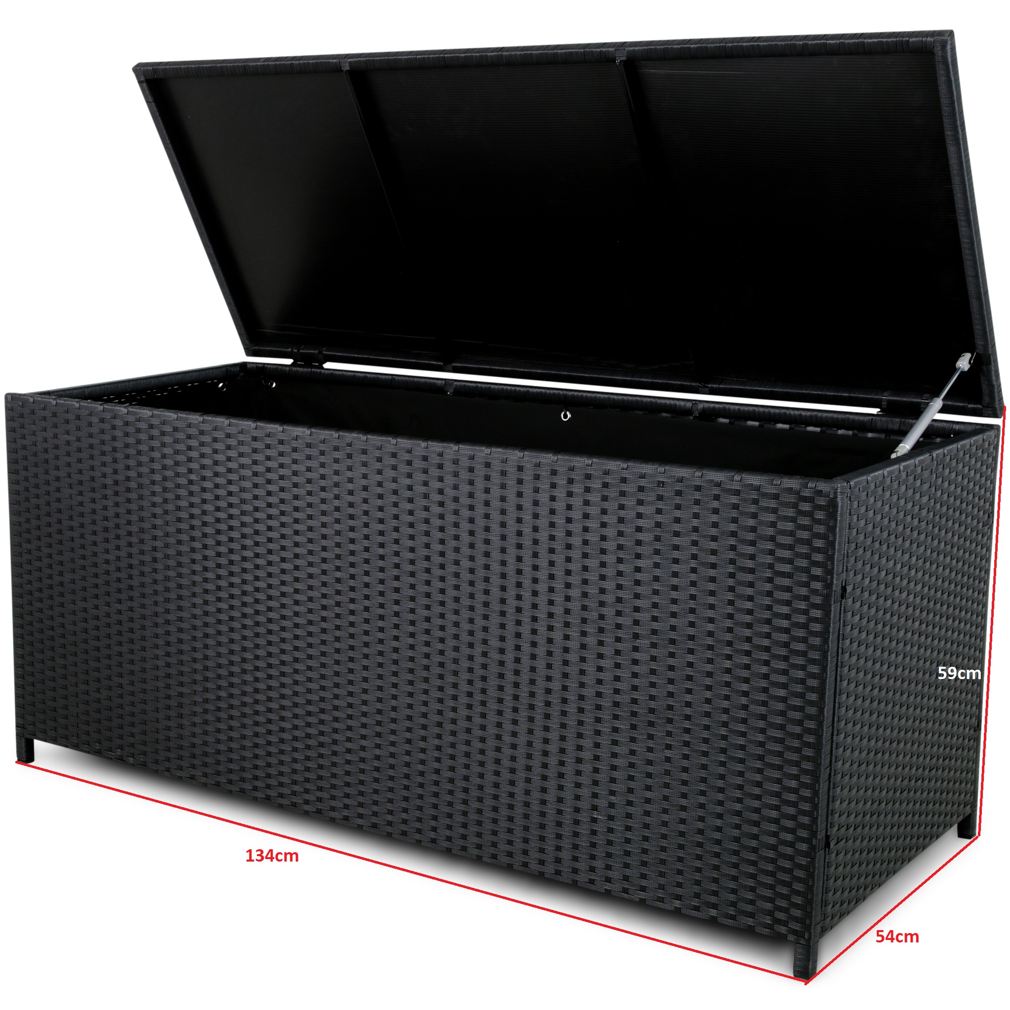 Alma dynbox svart konstrotting