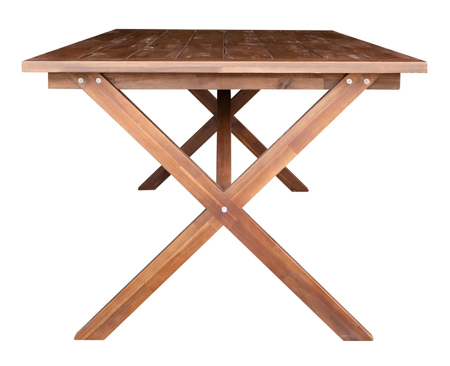 Oxford - Brunbetsat träbord 220cm Oxford - Brunbetsat träbord 220cm