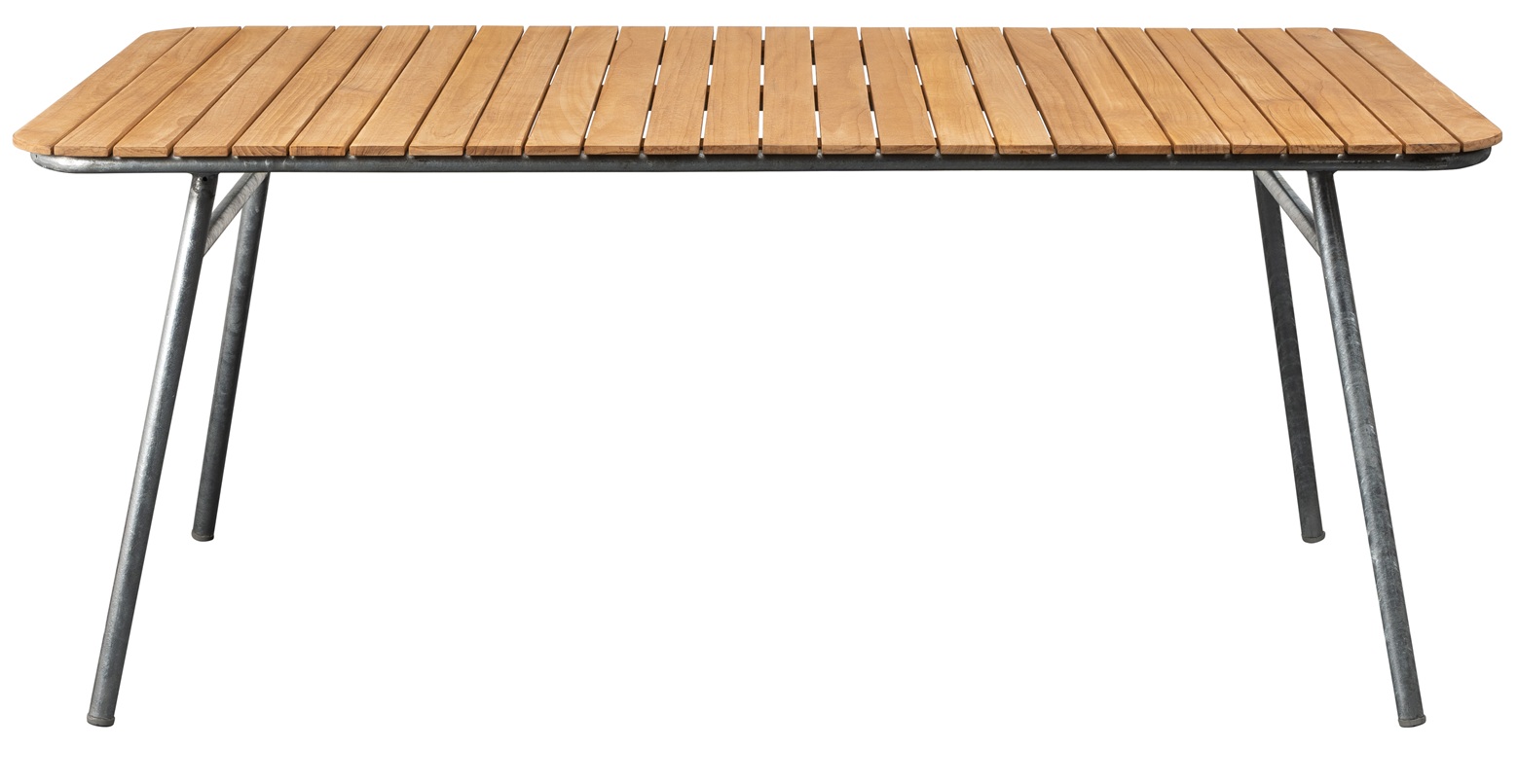 Möllan bord 176x90 cm - Teak / Galvaniserat stål Möllan bord 176x90 cm - Teak / Galvaniserat stål