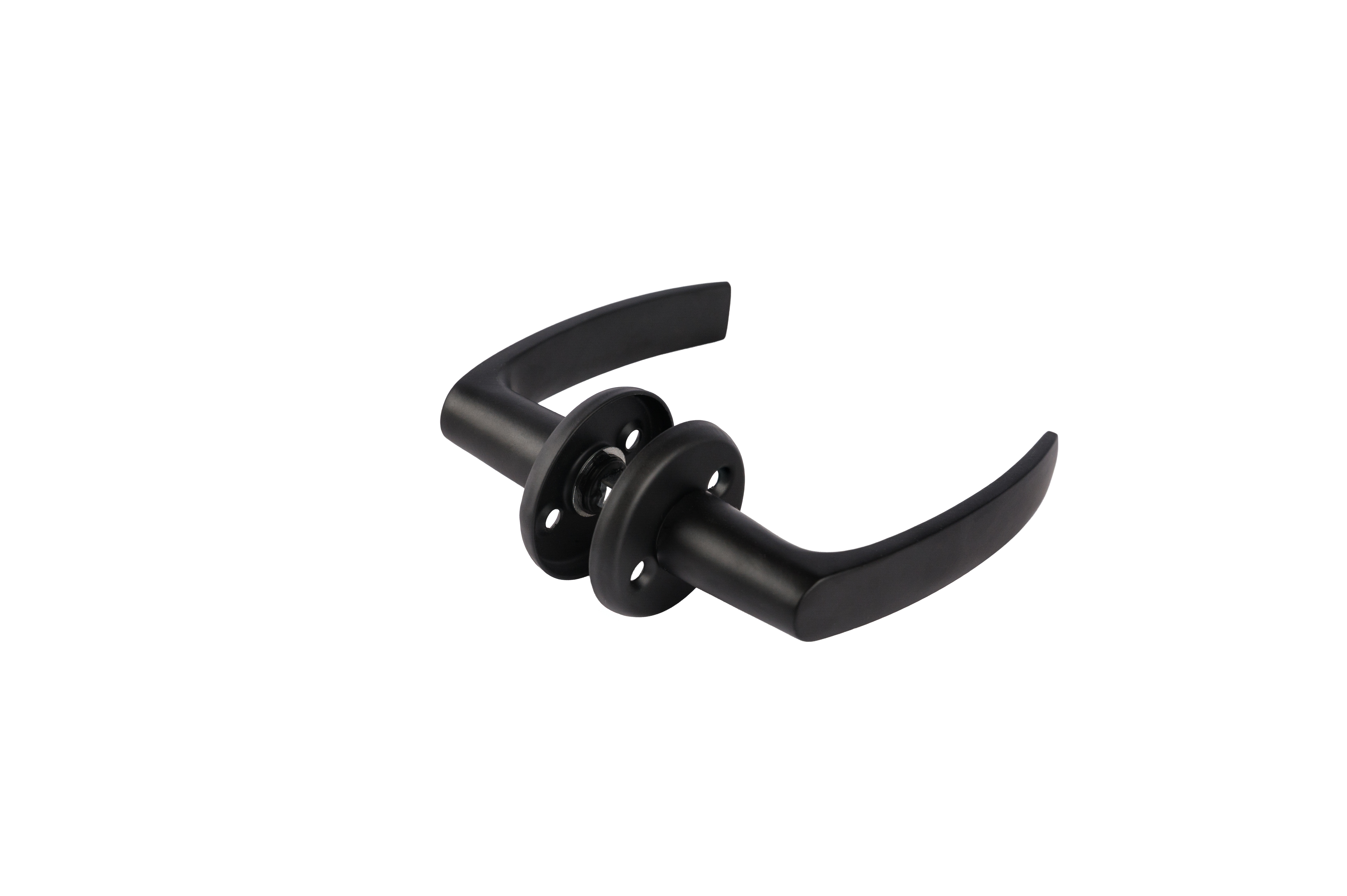 Dörrhandtag 002B inkl. nyckelskylt - Mattsvart Dörrhandtag 002B inkl. nyckelskylt - Mattsvart