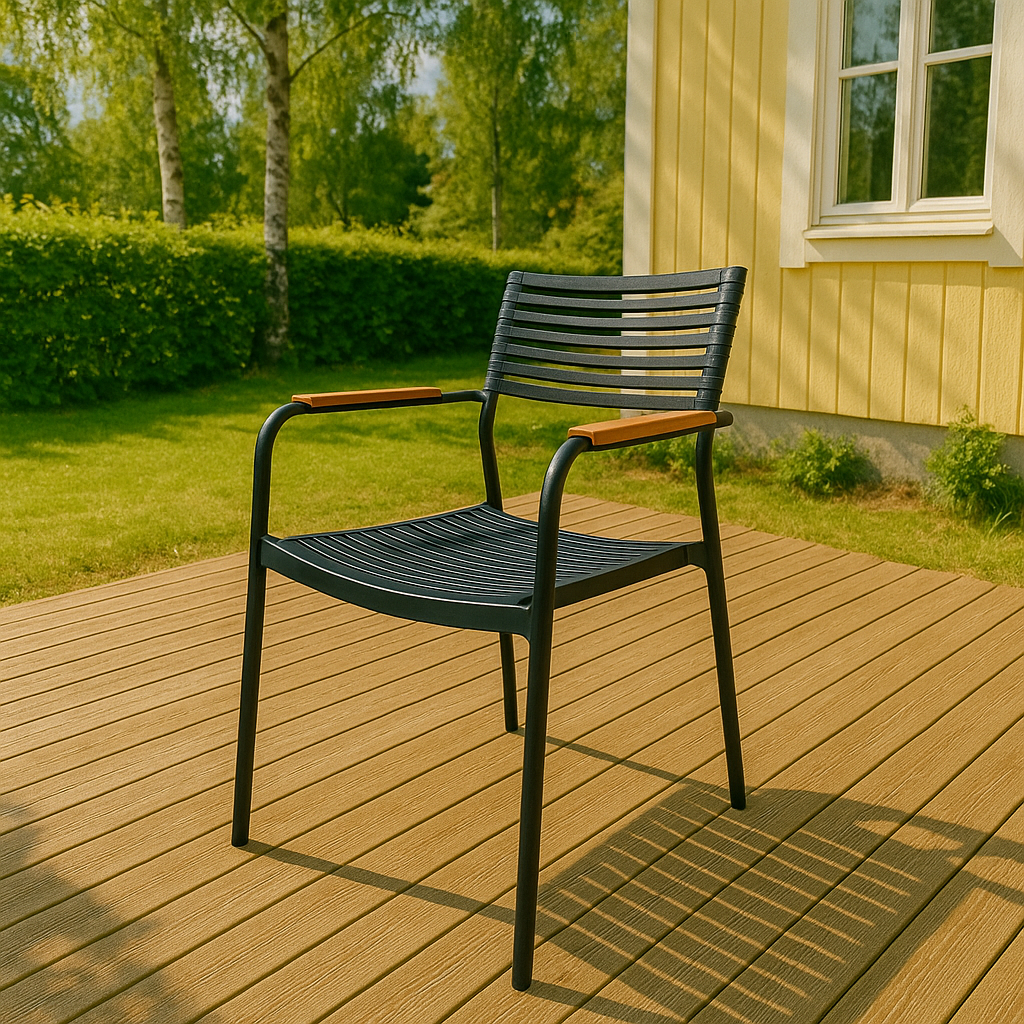 Trädgårdsstol - Pino | Svart/Brun Trädgårdsstol - Pino | Svart/Brun