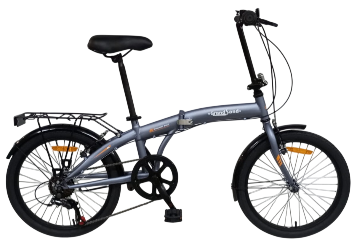 Grandsand fällbar cykel 20" - Grå Grandsand fällbar cykel 20" - Grå