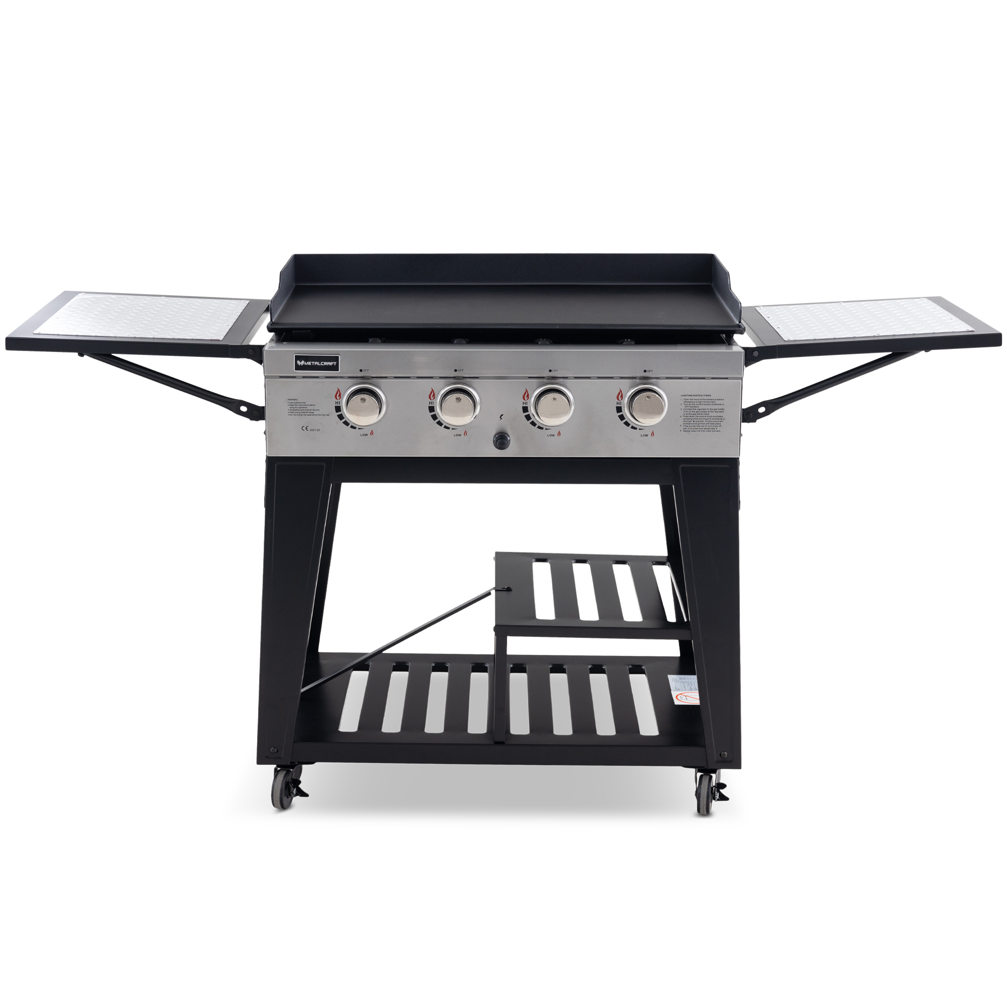 Gasoldrivet stekbord 16 kW | 4 rostfria br�nnare | Lockhart