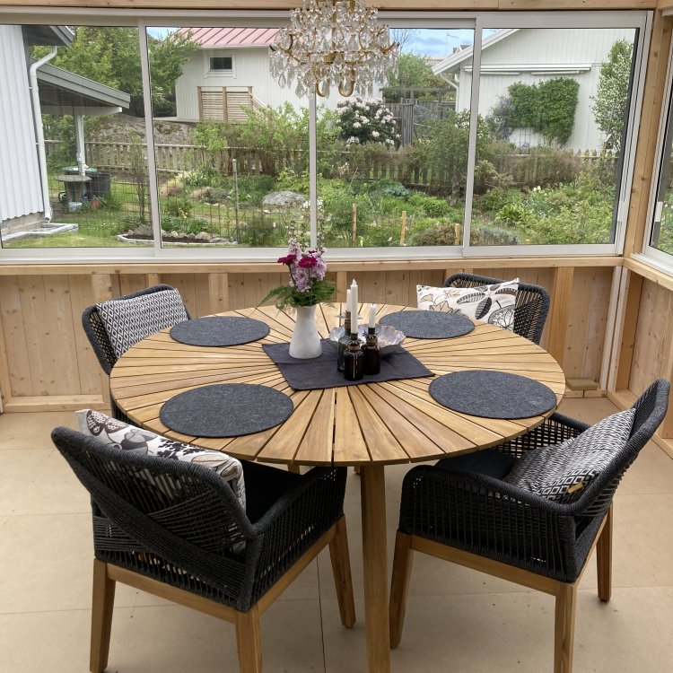 Udend�rs spisebordss�t | 6 s�der | Akacietr� | Florida