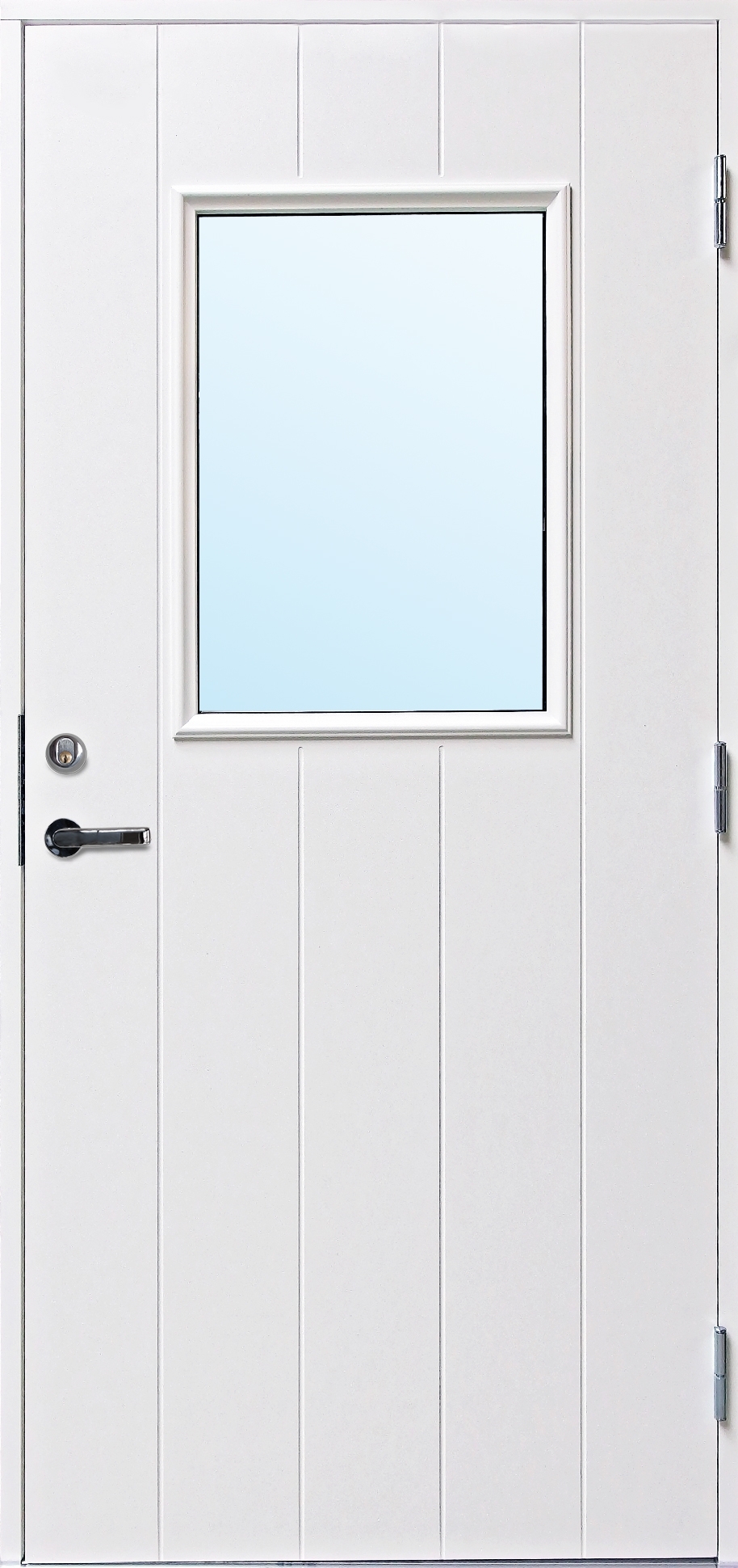 Ytterdörr Christina - med glas + Tryckespaket Ytterdörr Christina - med glas + Tryckespaket