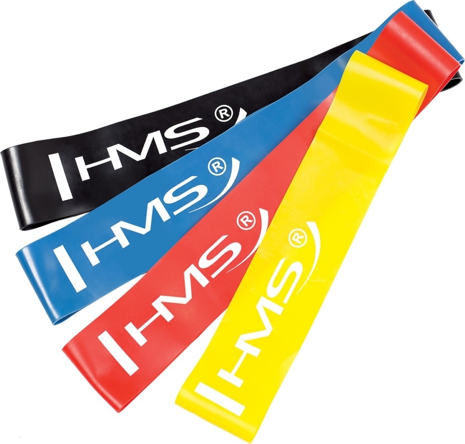 Träningsband med 4 olika motstånd Träningsband med 4 olika motstånd