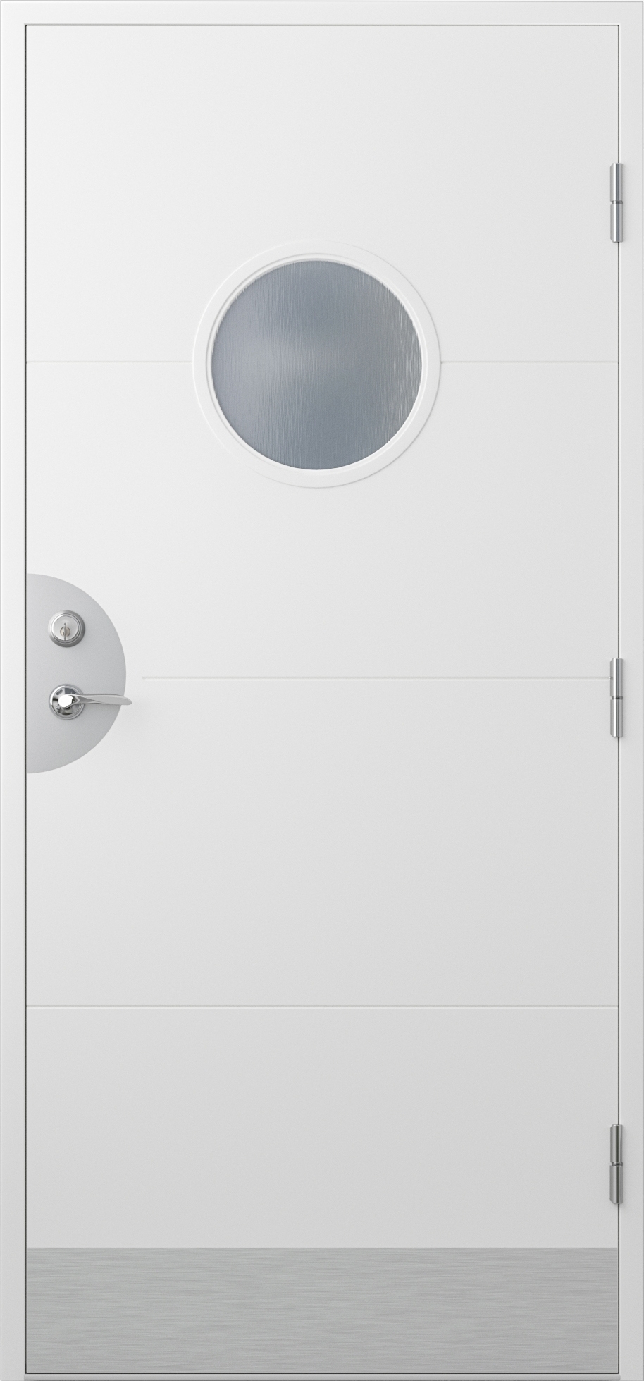 Ytterdrr Emilia - med runt glas