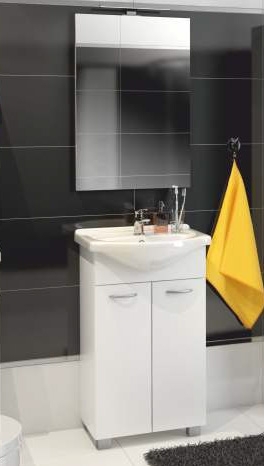 Badrumsmbler Pik - Vit