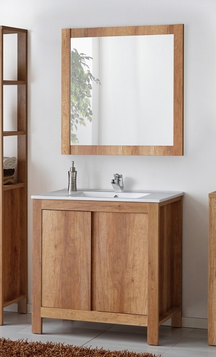 Badrumsmöbler Classic Oak 80 cm - Ekimitation Badrumsmöbler Classic Oak 80 cm - Ekimitation