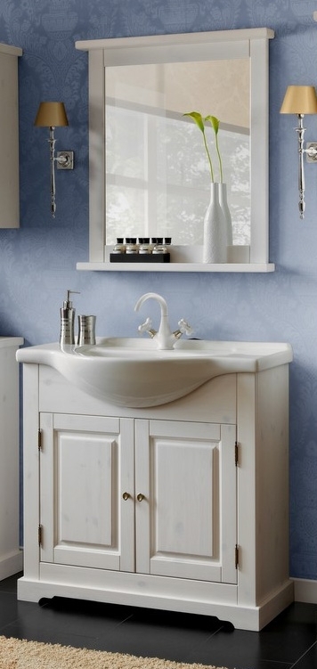 Badrumsmöbler Romantic Large - Vit Badrumsmöbler Romantic Large - Vit