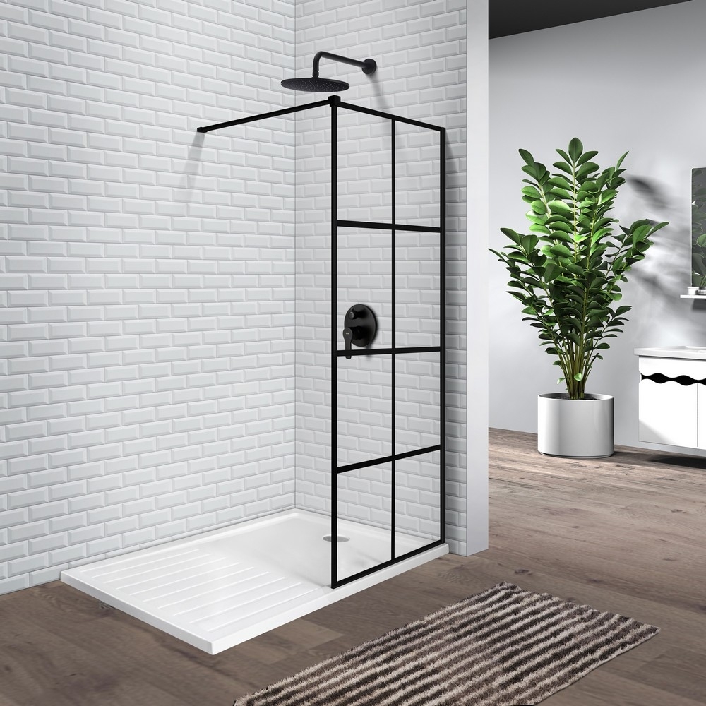 Duschvägg Sodalit - Svart Duschvägg Sodalit - Svart