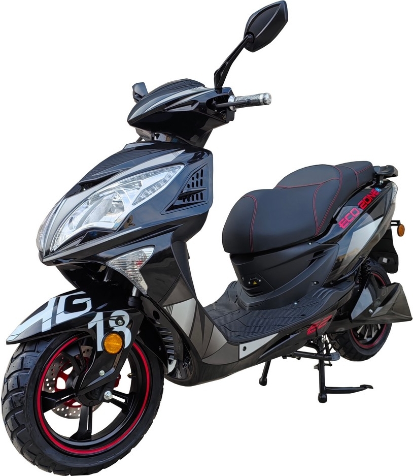 Elmoped - 2000W Svart + Lsktting
