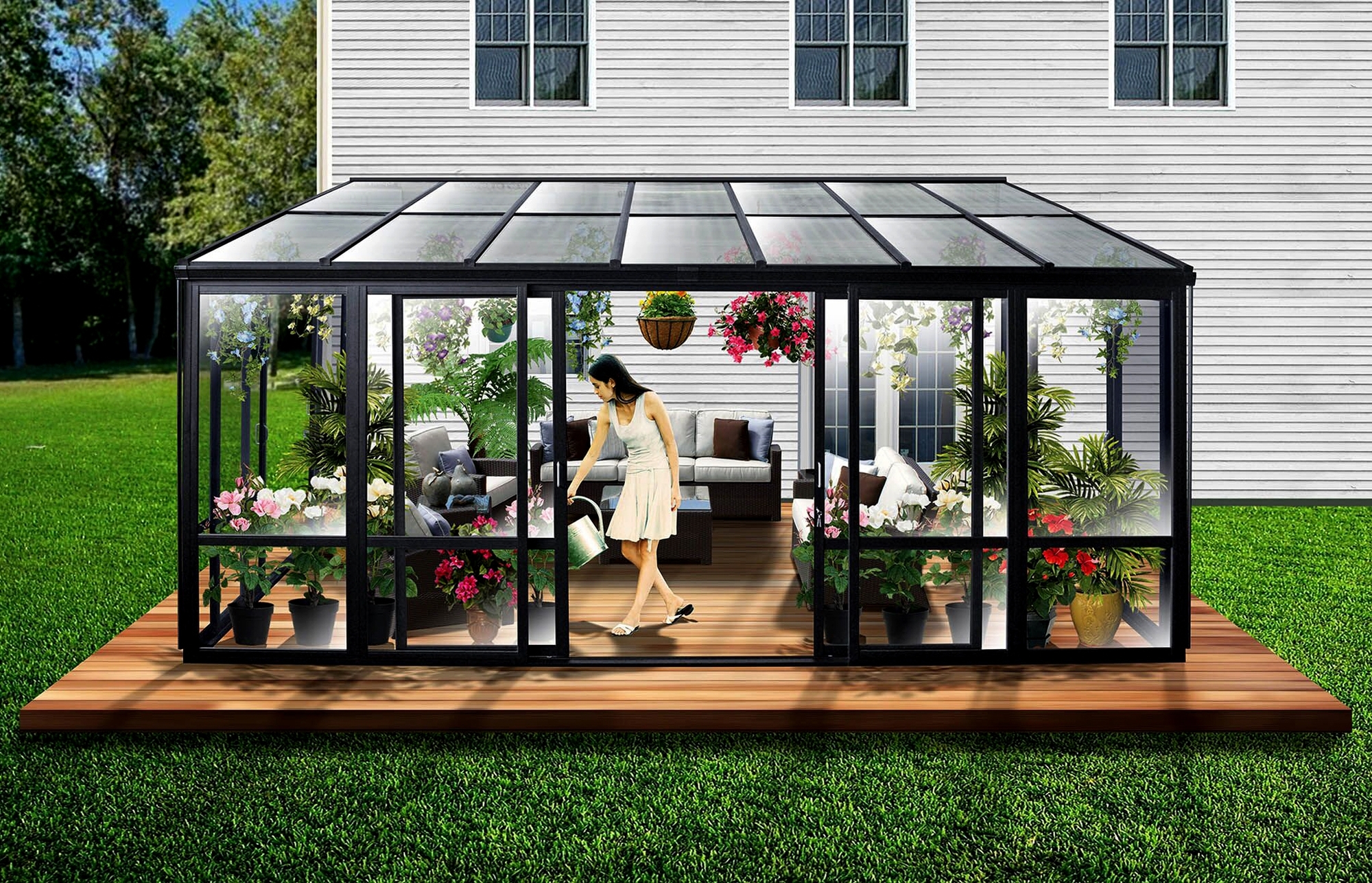 Sunrise Uterum - Svart