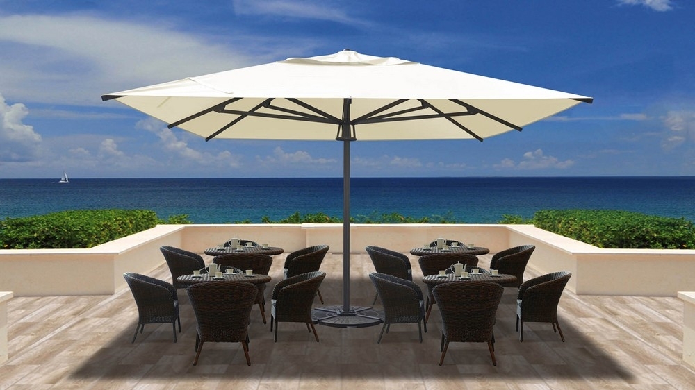 Sunrise Parasoll Premium - 4 x 4 m