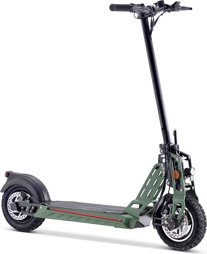 Elsparkcykel HP-I45 - Grn/svart 500 W + Lsktting