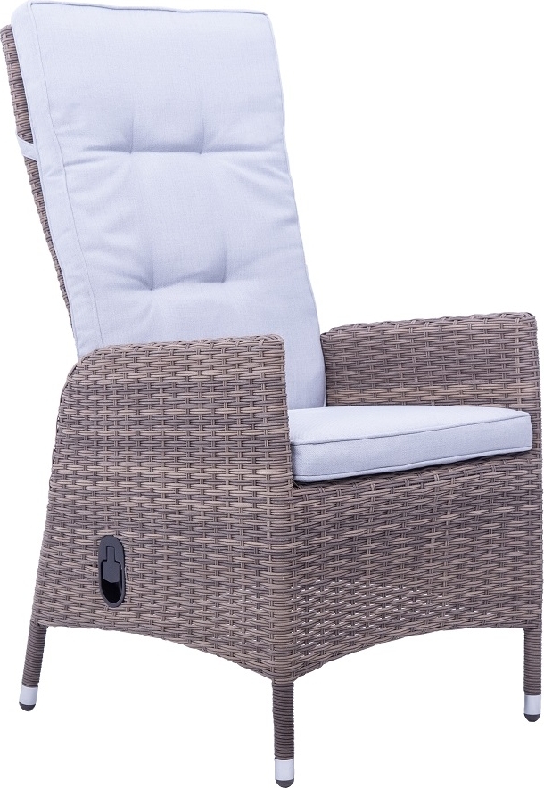 Sienna relaxstol - Whitewashed konstrotting