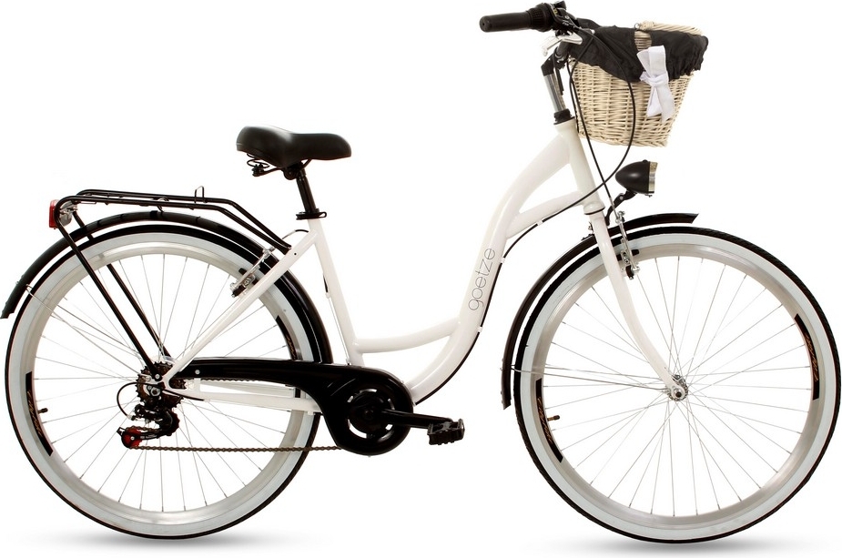 Damcykel Goetze Mood - svart / Vit + L�sk�tting