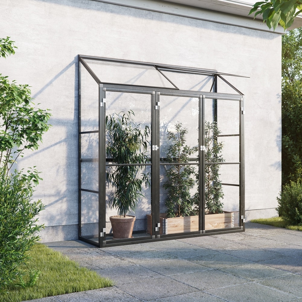 Väggväxthus Atlas - 0,9 m² + Växthusrengöring Väggväxthus Atlas - 0,9 m² + Växthusrengöring