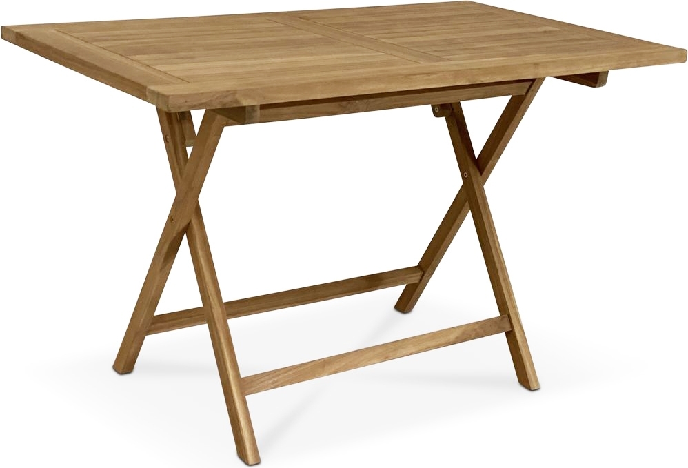 Salt - Fllbart matbord i teak 120x80 cm