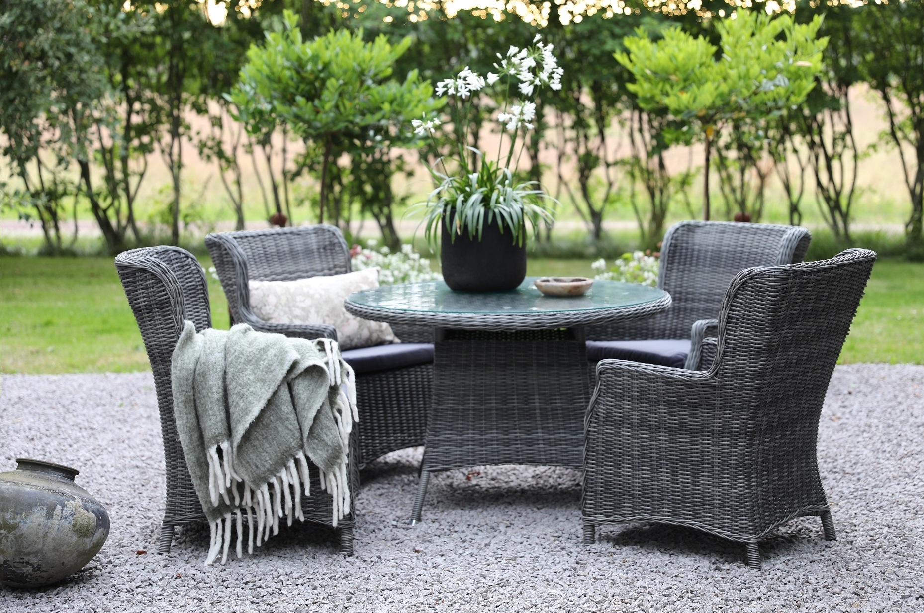 Utembler Jacksonville bord i konstrotting - Gr