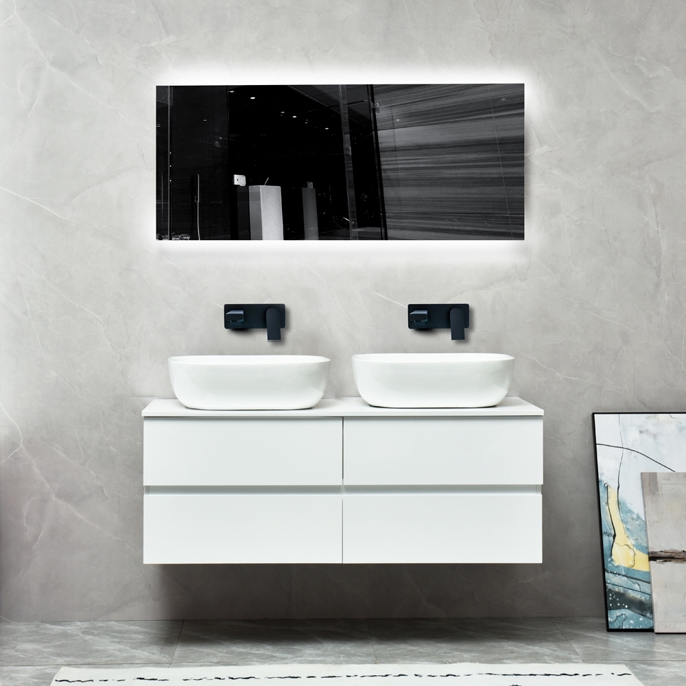 Badrumsmöbler Amsterdam XL - Vit högglans Badrumsmöbler Amsterdam XL - Vit högglans