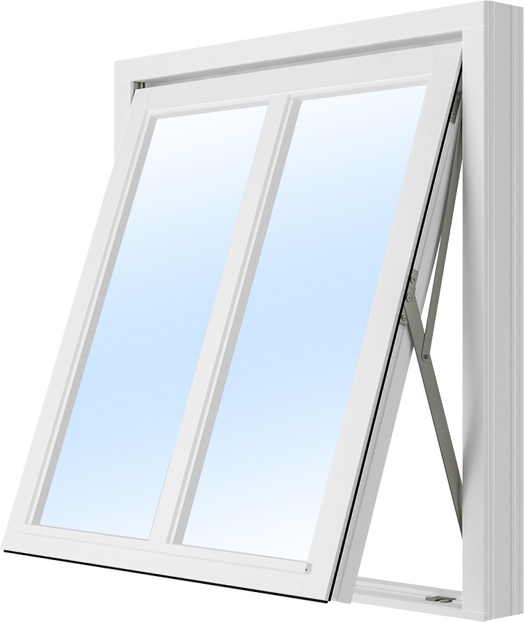 Vridfönster med mittpost - 3-glas - Aluminium - U-värde 1,1 - Outlet Vridfönster med mittpost - 3-glas - Aluminium - U-värde 1,1 - Outlet