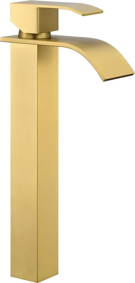 Tvättställsblandare Poppy - Hög pip | Mässing Tvättställsblandare Poppy - Hög pip | Mässing