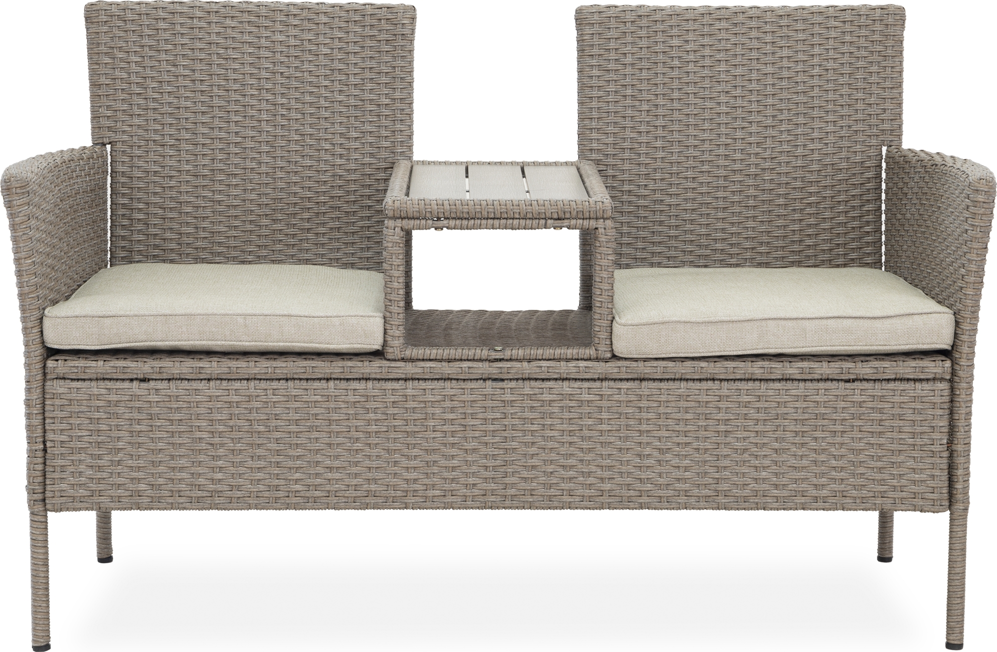 Duosoffa fr tv personer med sidobord