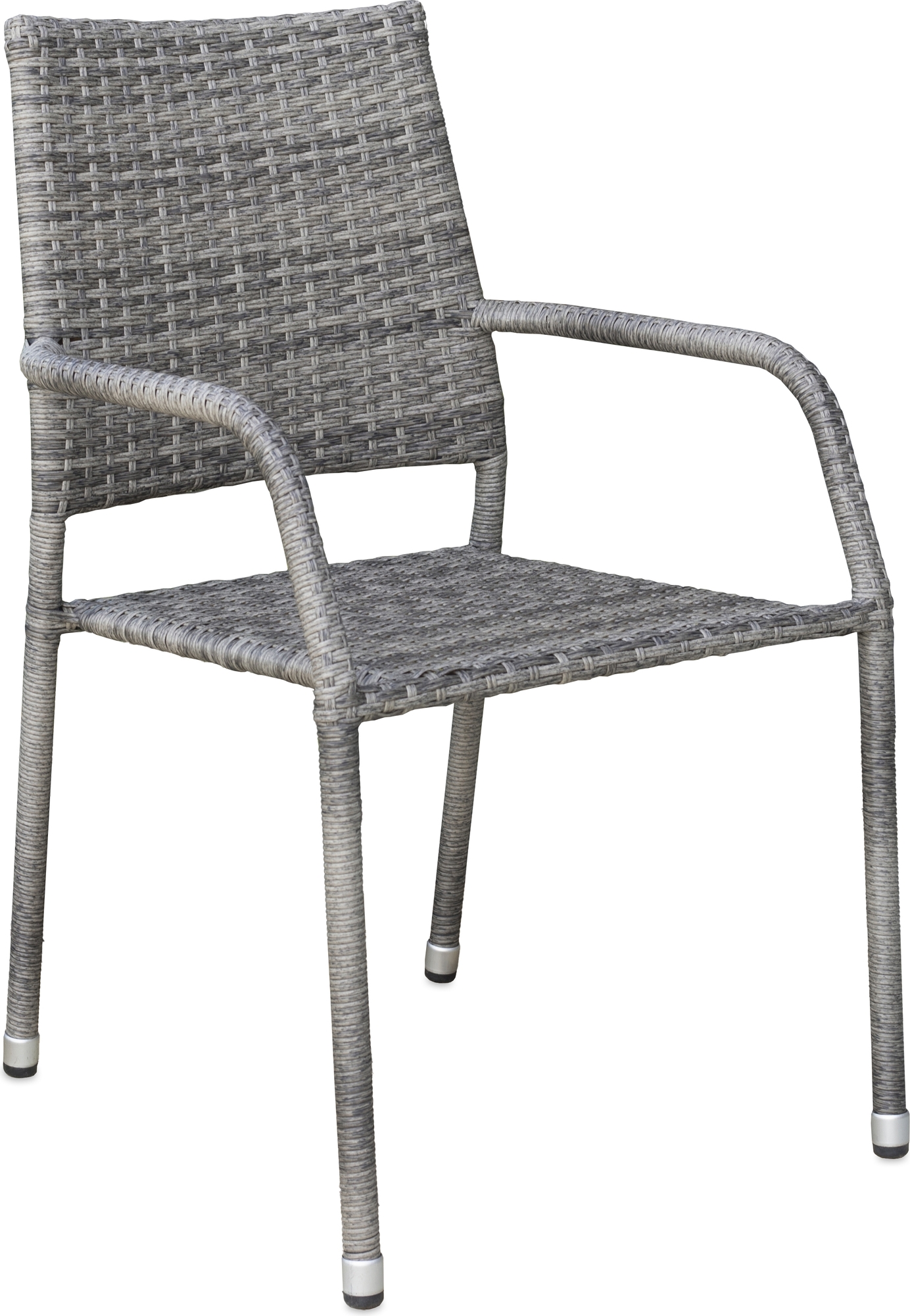 Ida stapelbar utestol i grå konstrotting Ida stapelbar utestol i grå konstrotting