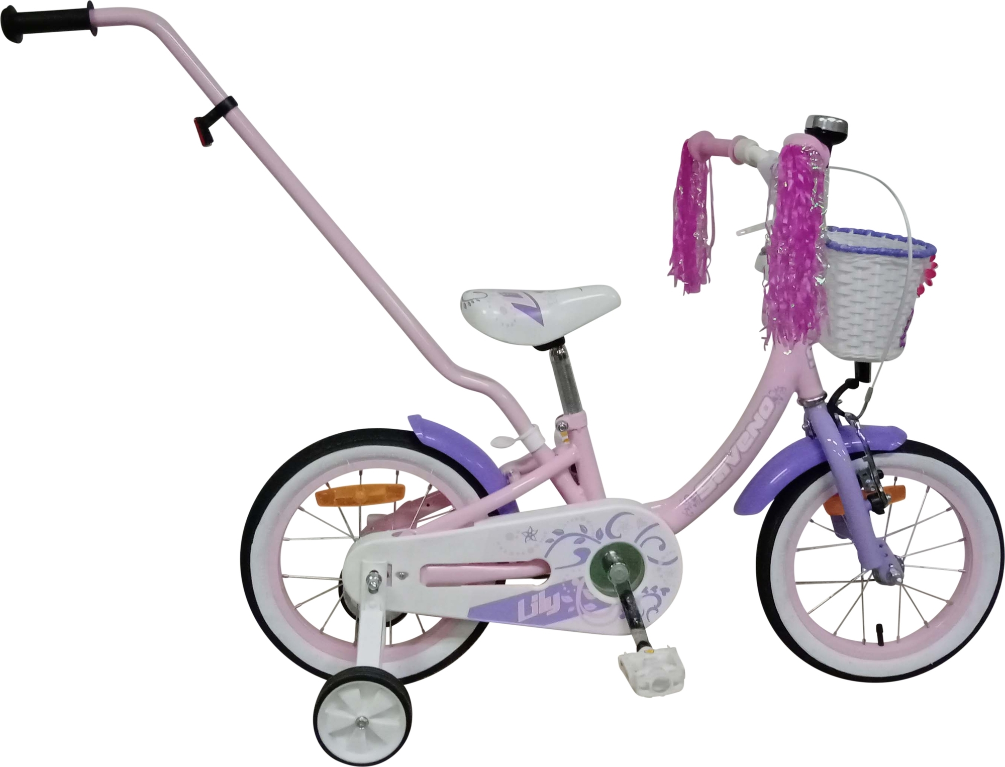 Barncykel Lily 14\\\" - Rosa