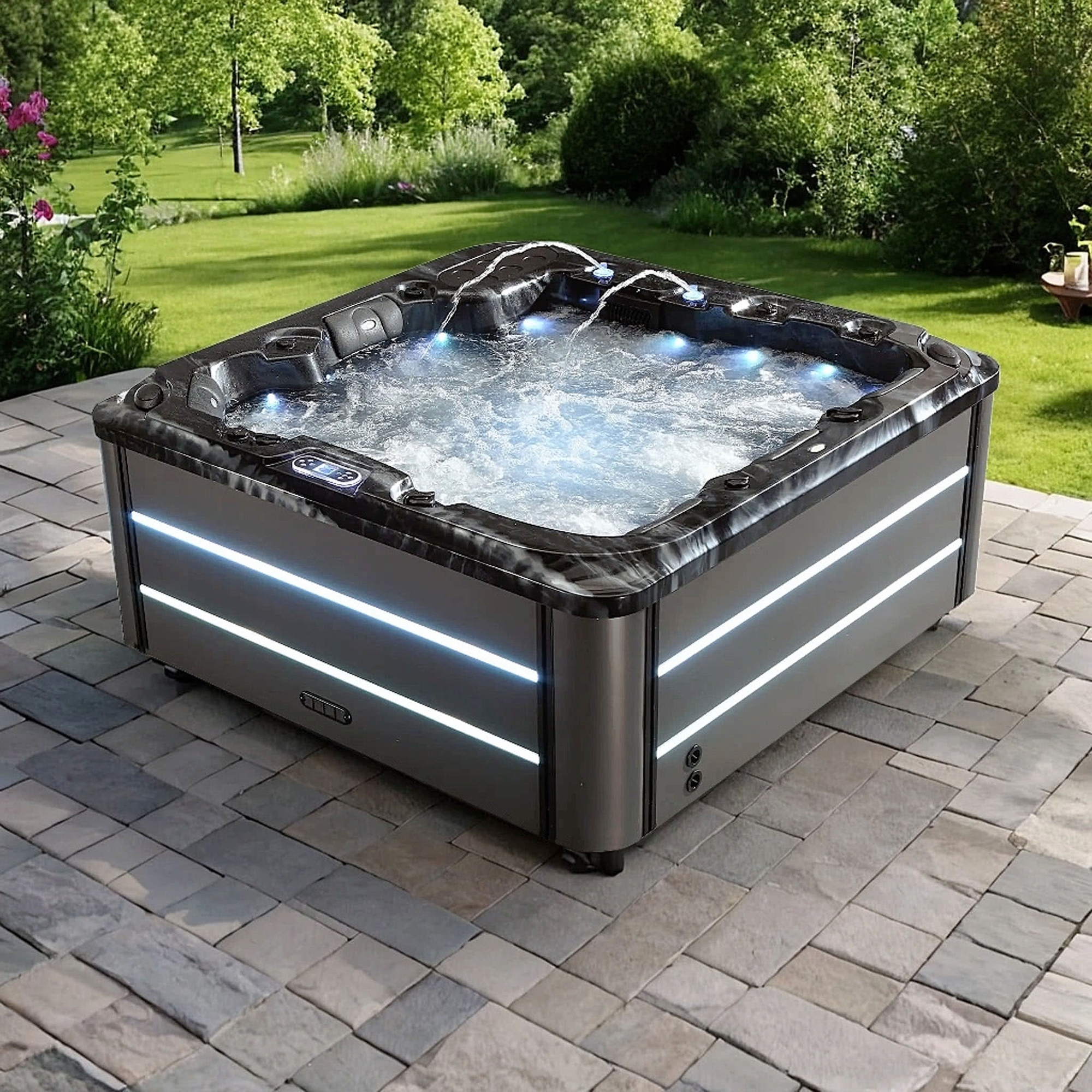 Spabad Vivid Dreams WiFi - 5-6 personer - Black edition Spabad Vivid Dreams WiFi - 5-6 personer - Black edition