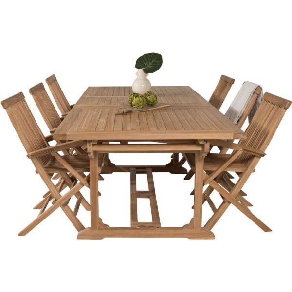 Bjuråker Matgrupp (195x110) - Natur - 6 Stolar Bjuråker Matgrupp (195x110) - Natur - 6 Stolar