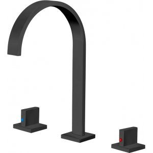 badkarsblandare clover - svart